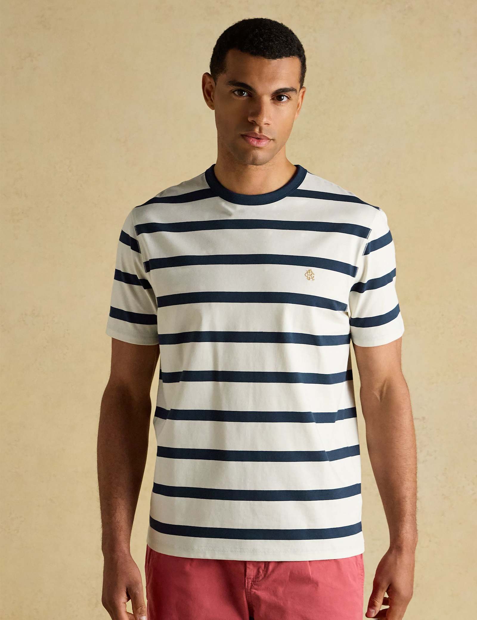 Pure Cotton Striped Crew Neck T-Shirt - image 3