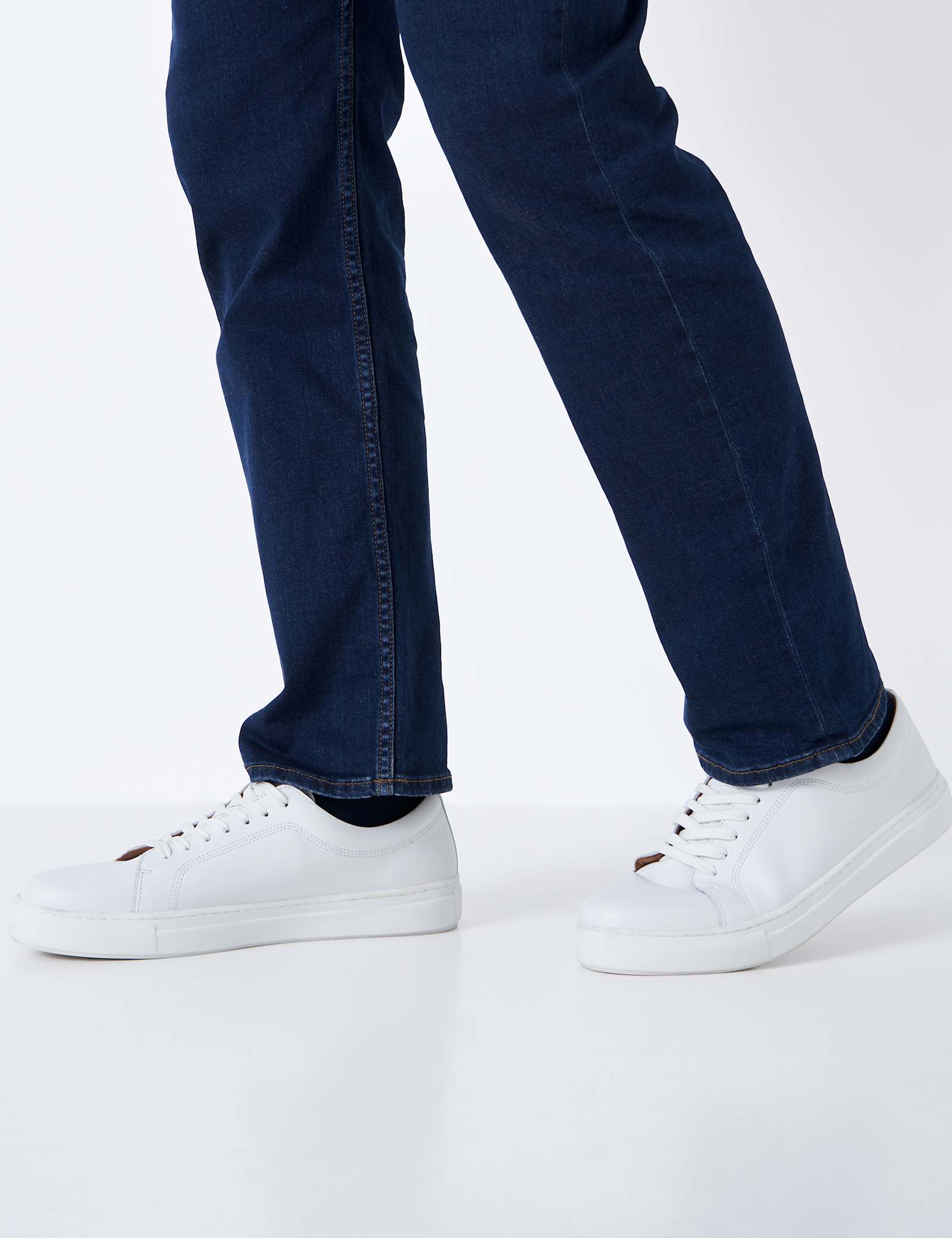 Leather Lace Up Trainers - image 2