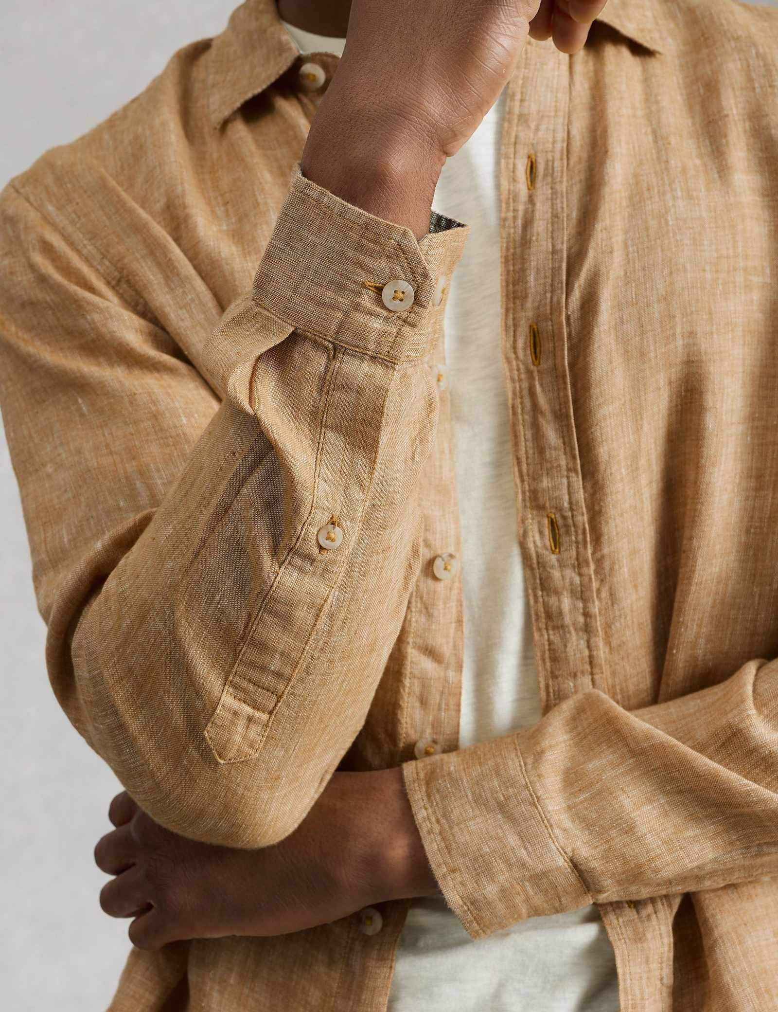 Keswick Regular Fit Pure Linen Shirt - image 5