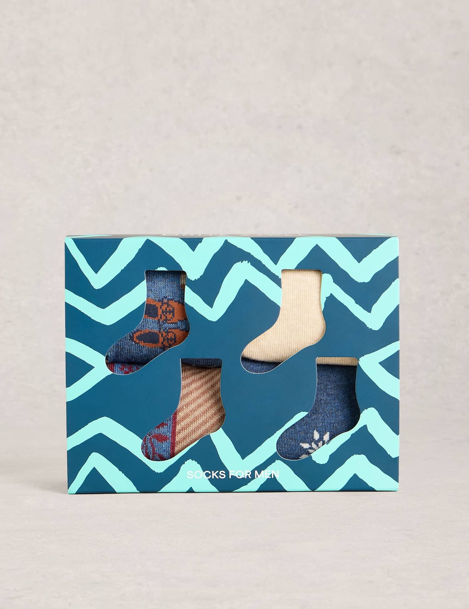 4 Pack Cotton Rich Assorted Socks - image 3