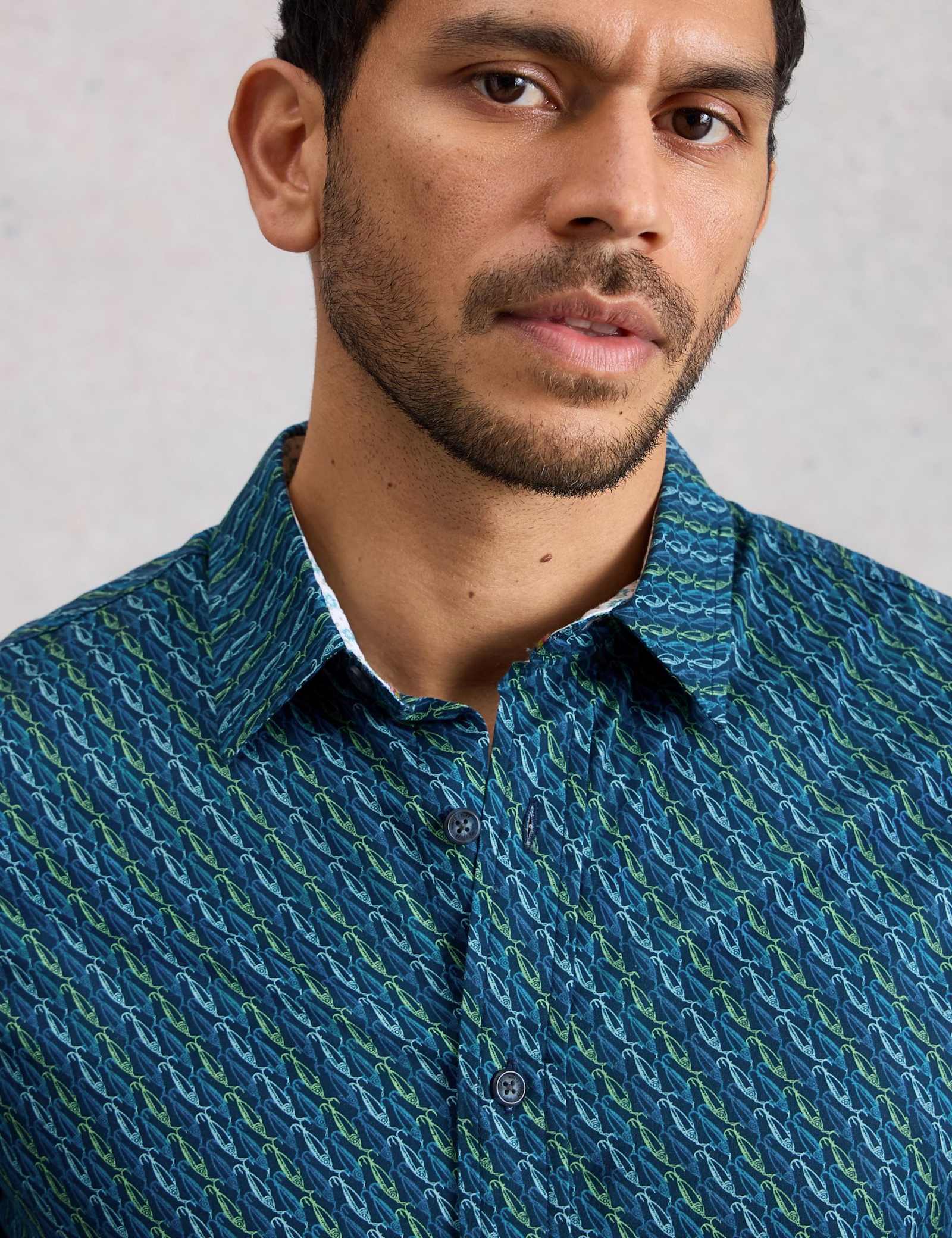Pure Cotton Fish Print T-Shirt - image 5