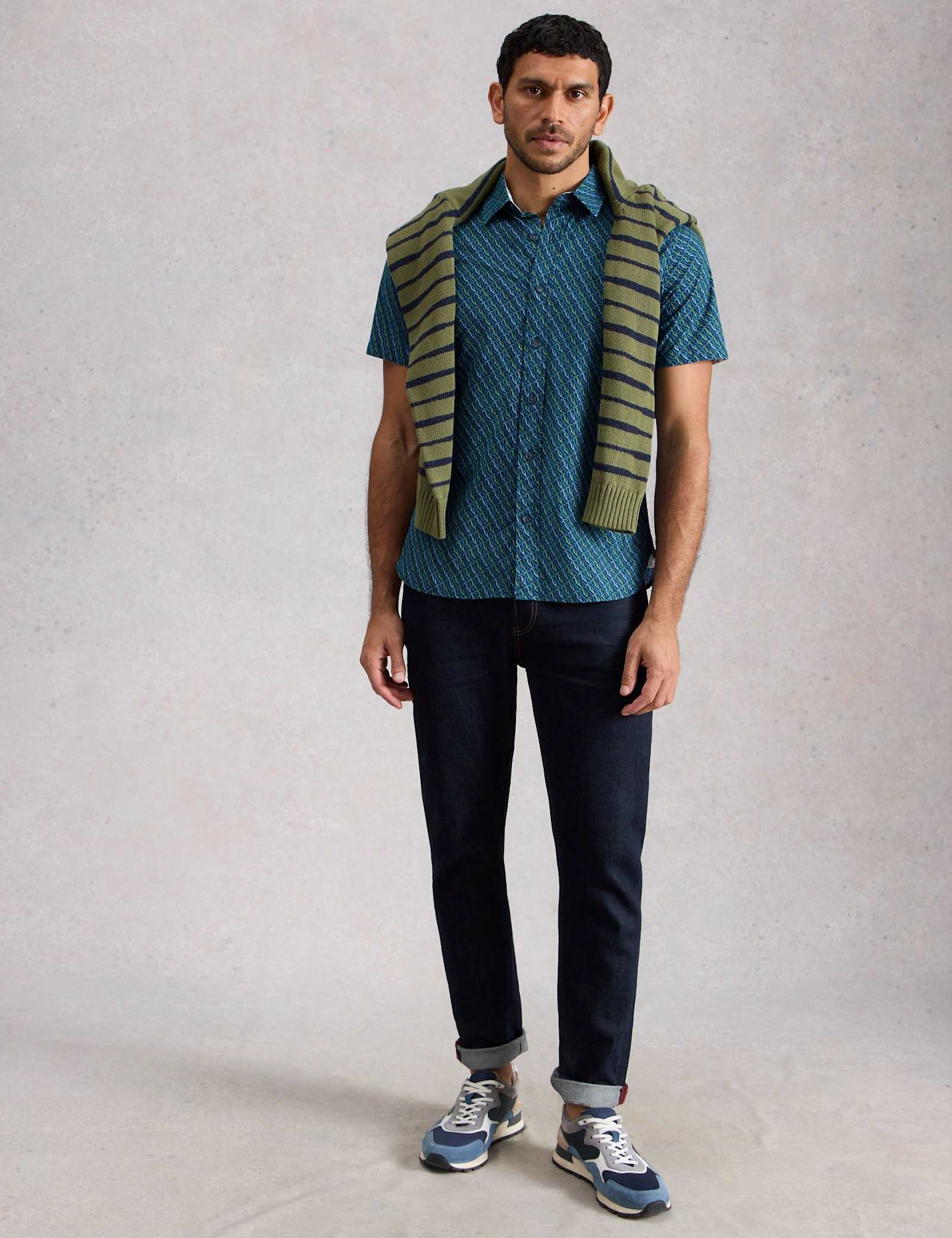 Pure Cotton Fish Print T-Shirt - image 3