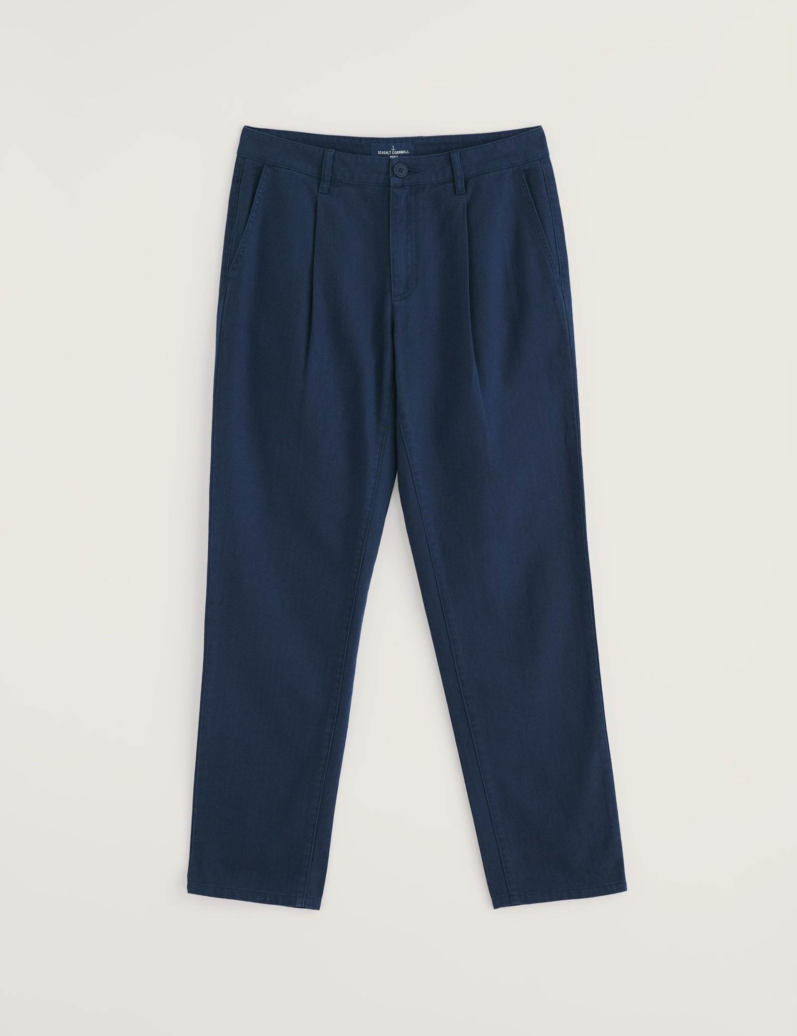 Tapered Fit Linen Rich Chinos - image 1