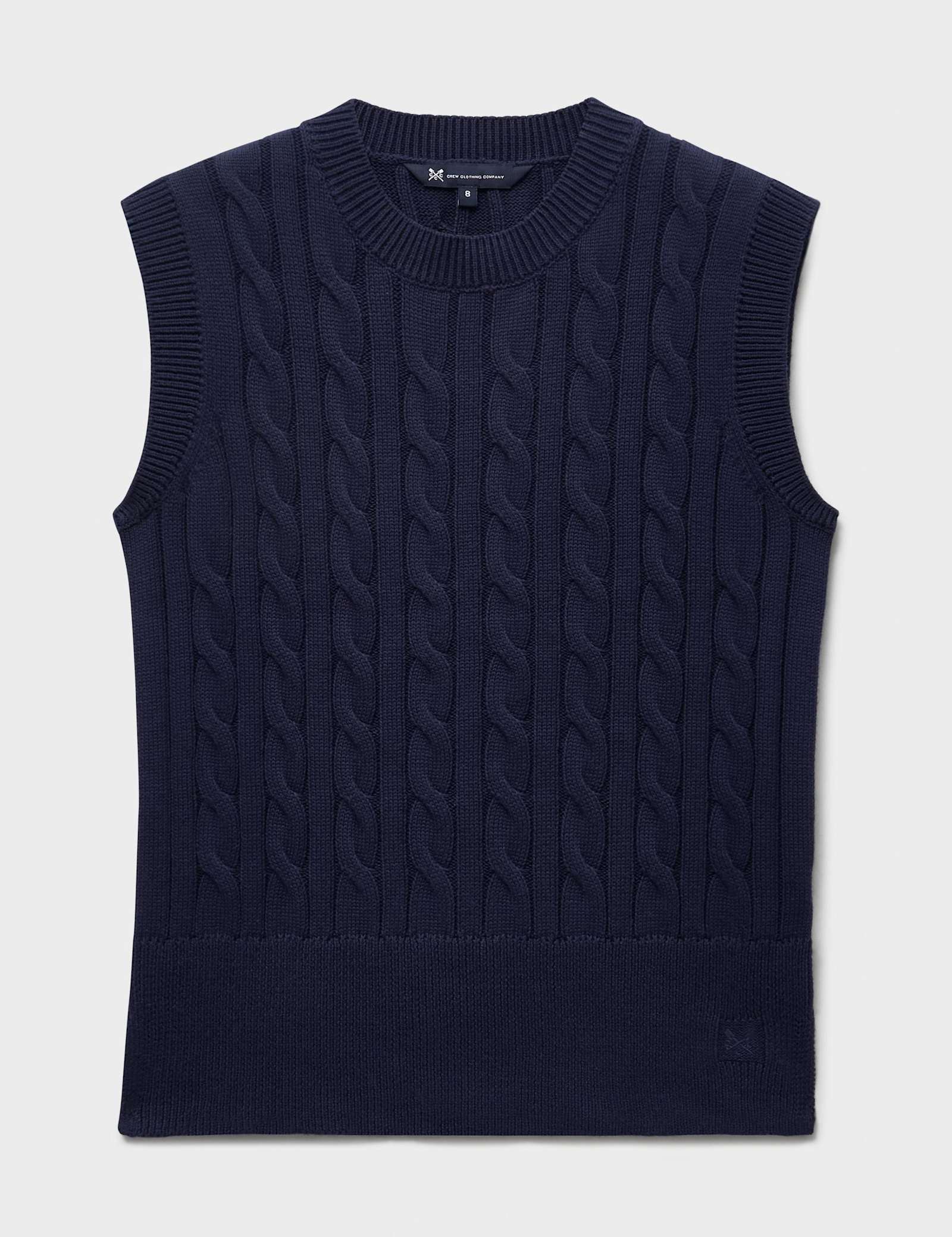 Pure Cotton Cable Crew Neck Knitted Vest - image 1