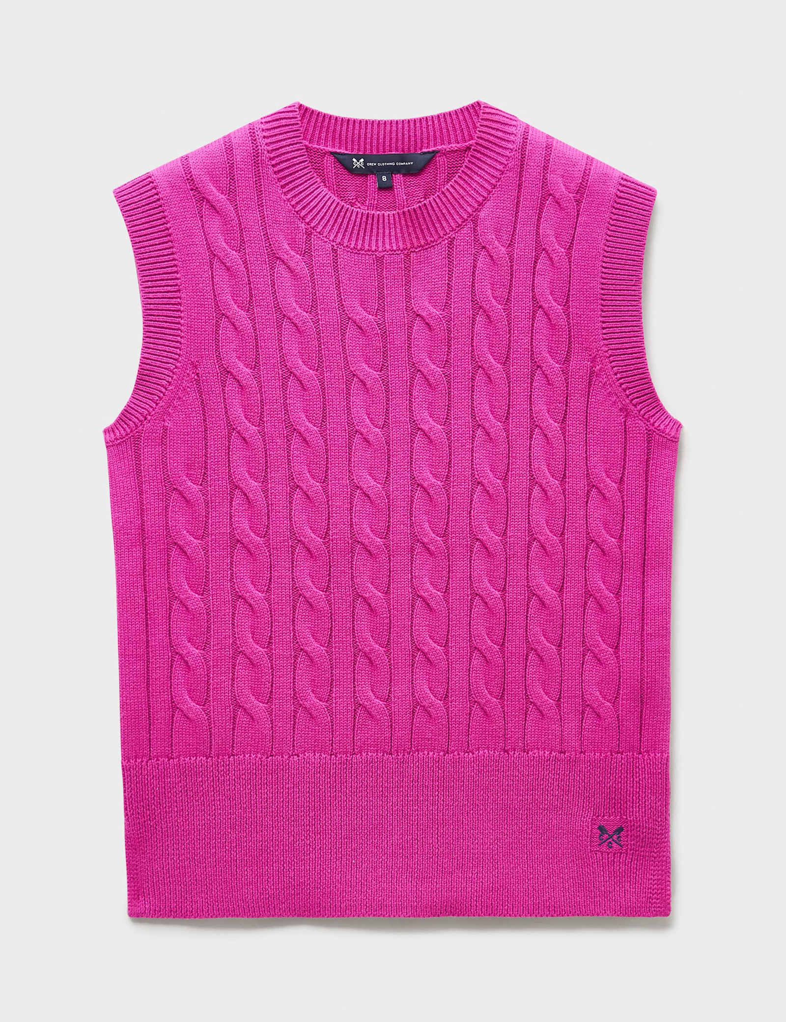 Pure Cotton Cable Crew Neck Knitted Vest - image 2