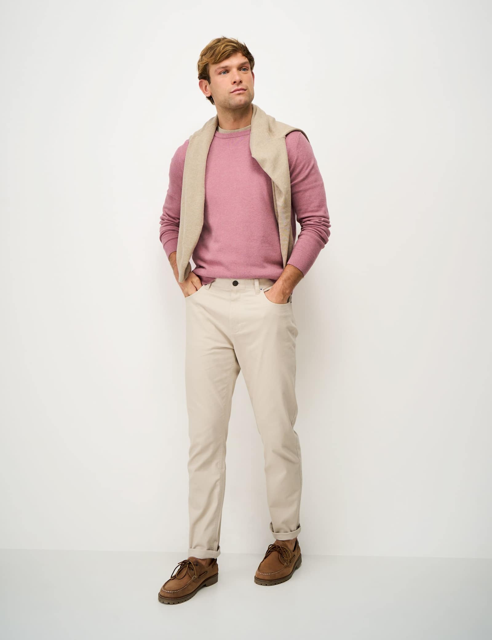Pure Cotton Half Zip Long Sleeve Jumper - image 3