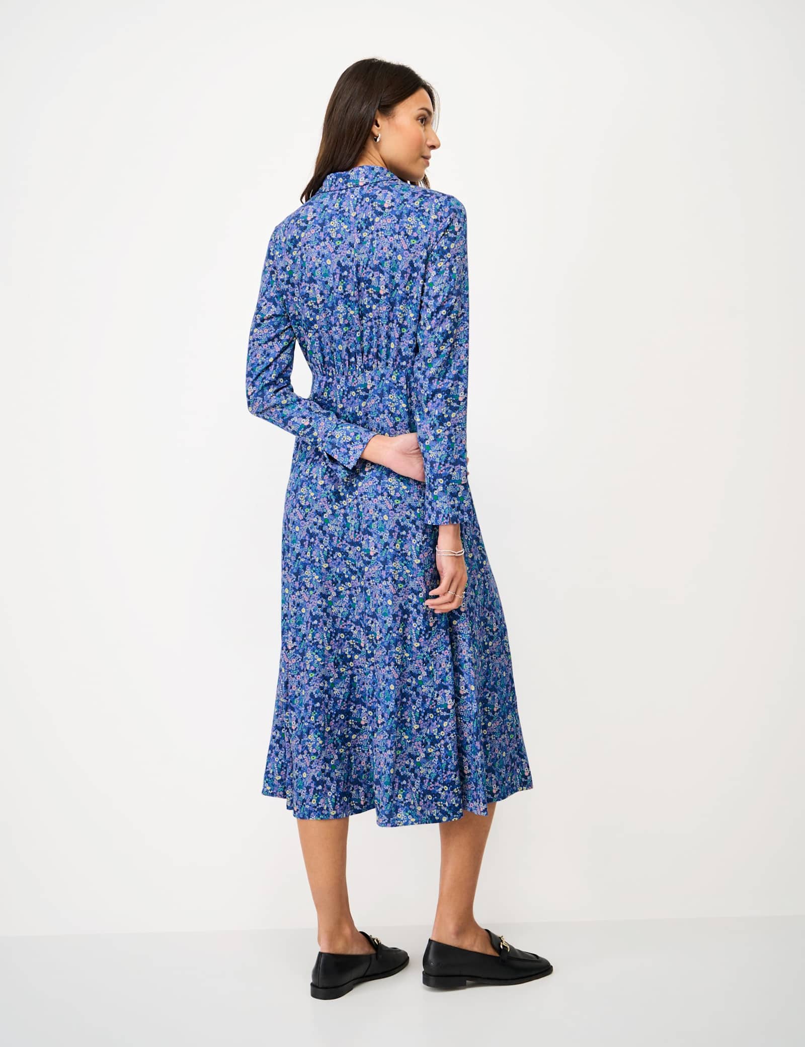 Floral Midi Shirt Dress - image 5
