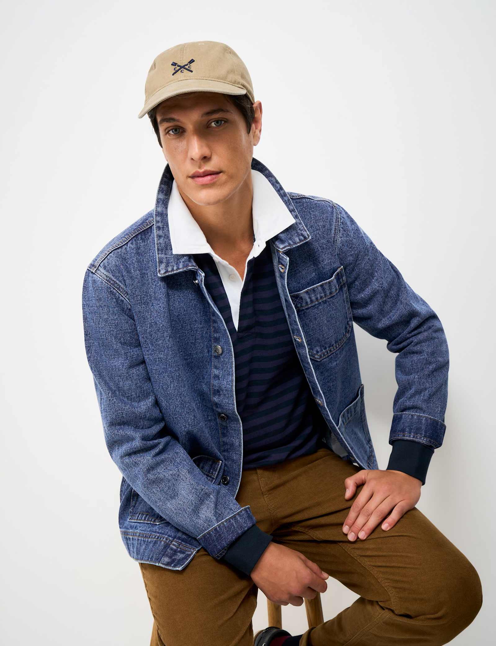 Mid-Wash Denim Shacket - image 5