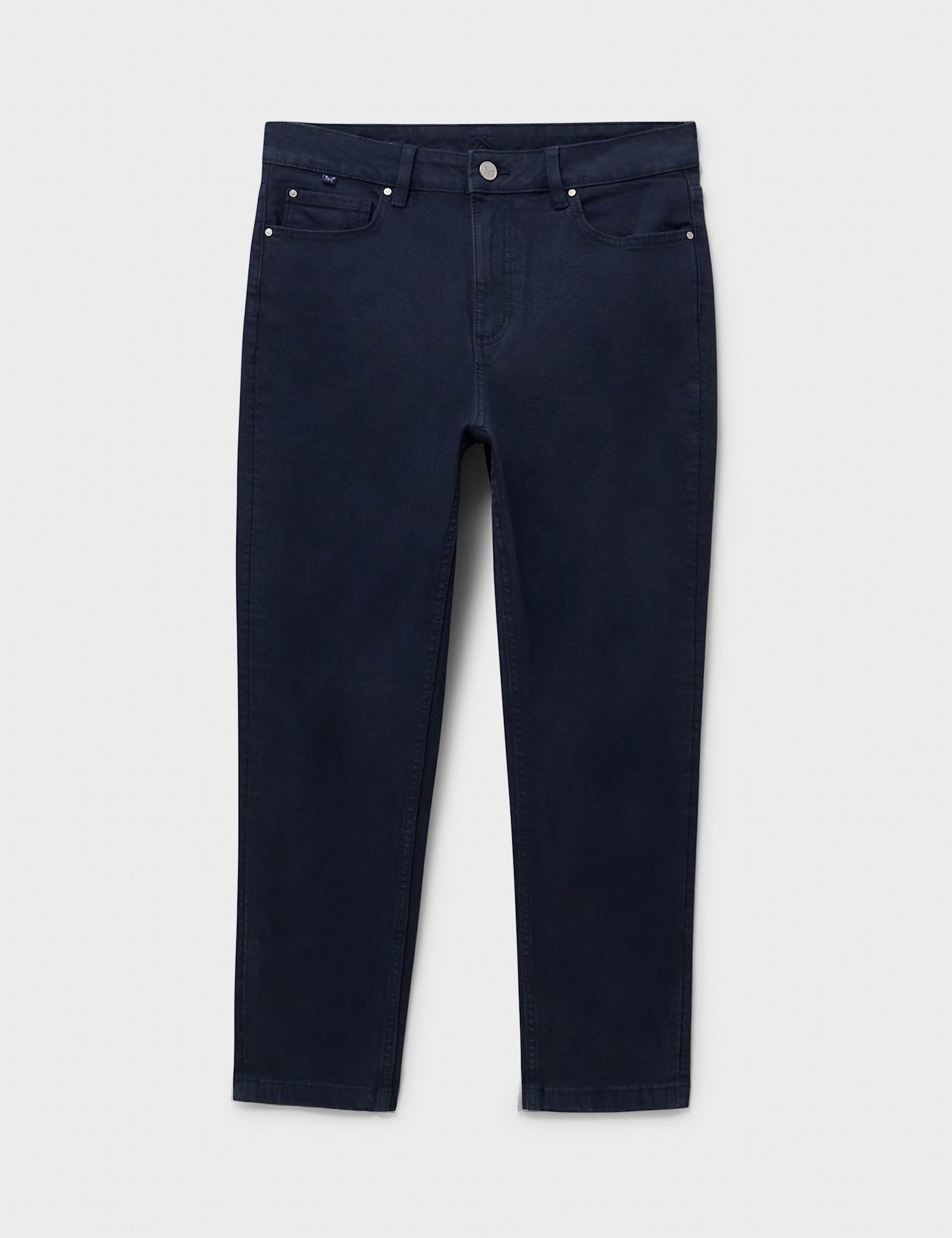 Mid Rise Slim Fit Cropped Jeans - image 1