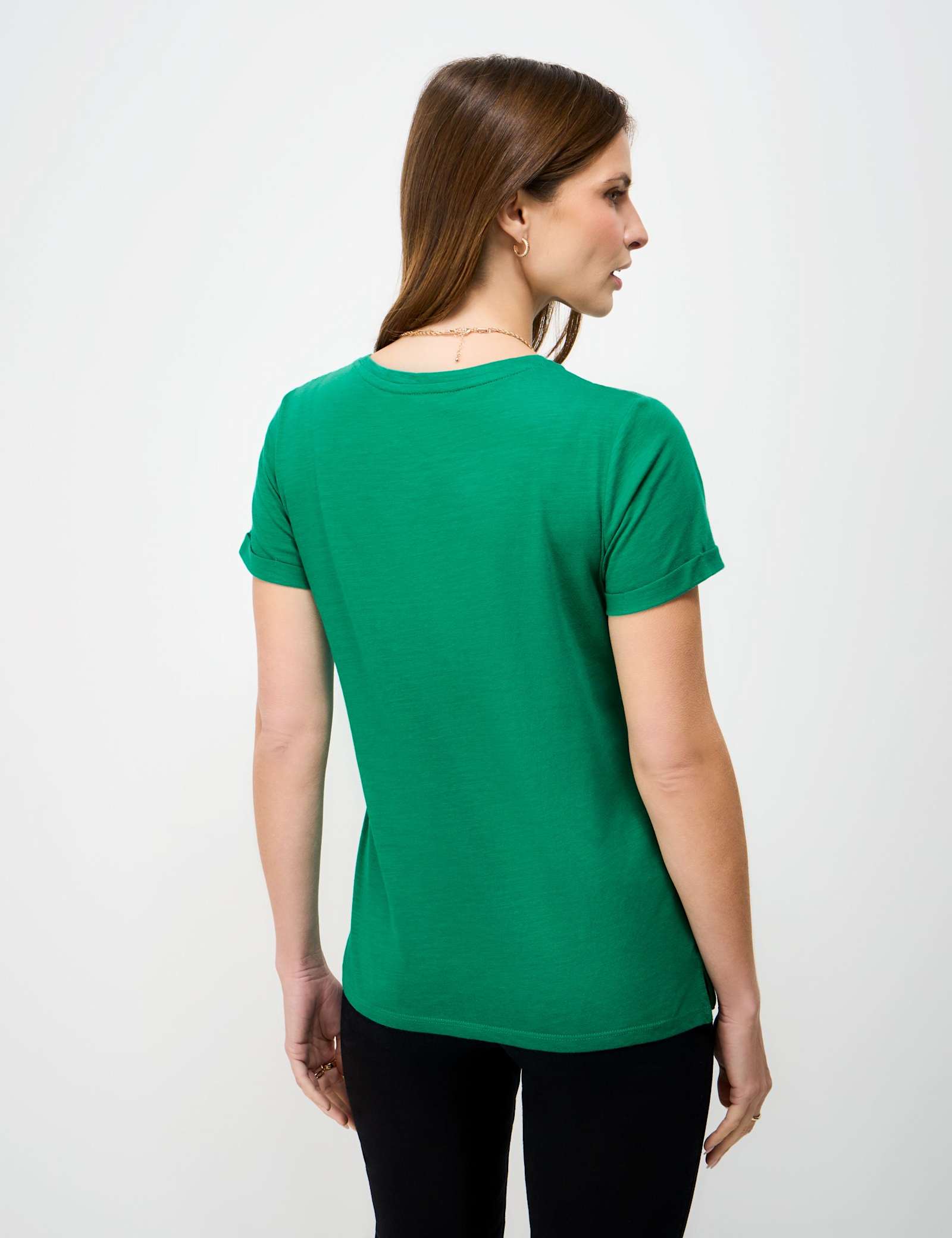 Pure Cotton Crew Neck T-Shirt - image 4