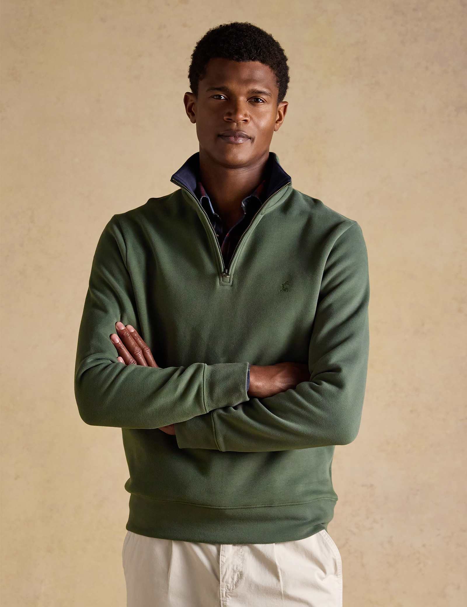 Pure Cotton Quarter Zip Sweatshirt - image 4