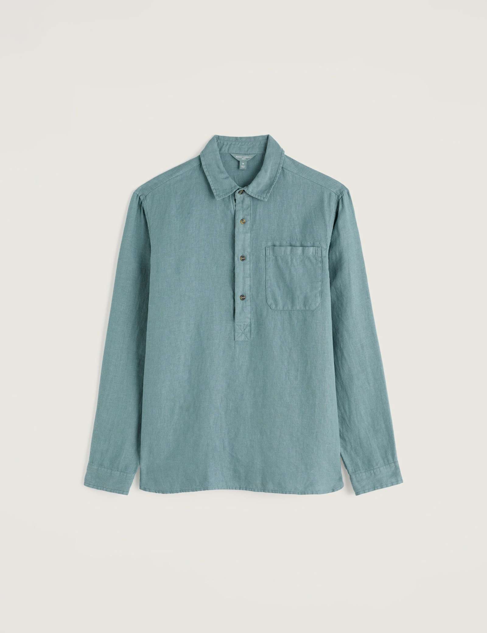 Regular Fit Pure Linen Overhead Shirt - image 1