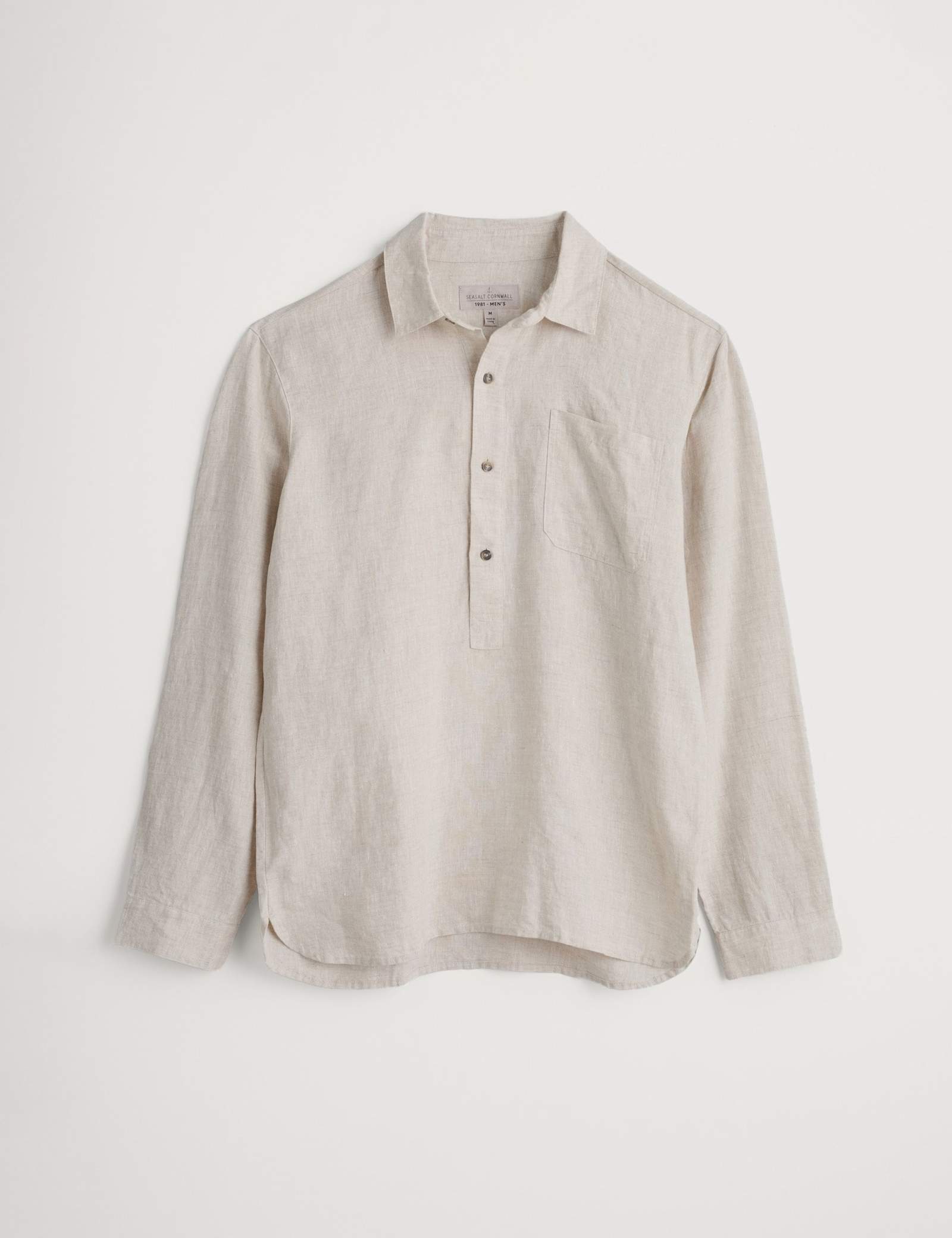 Relaxed Fit Pure Linen Overhead Shirt - image 1