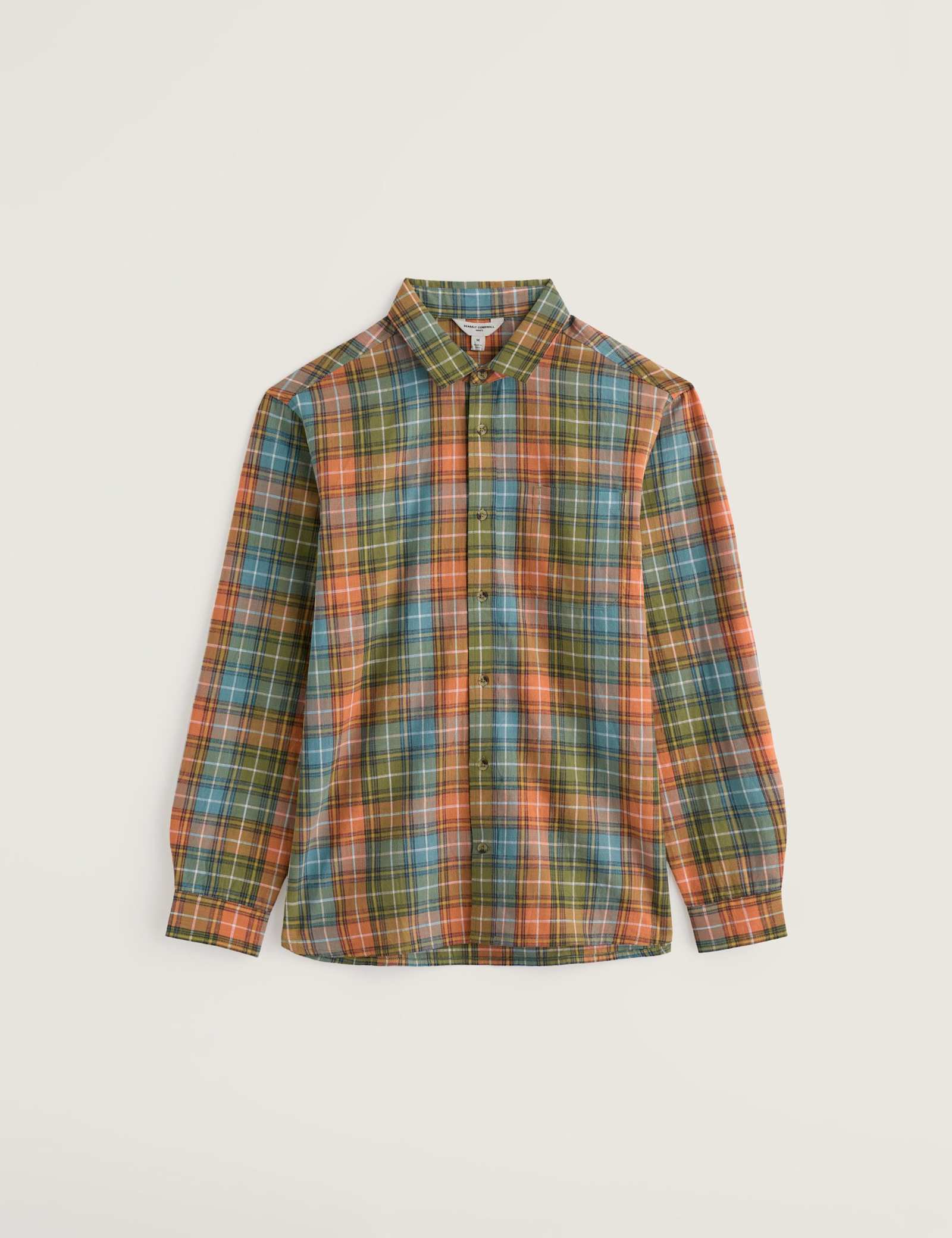 Relaxed Fit Pure Cotton Checked Shirt - image 1