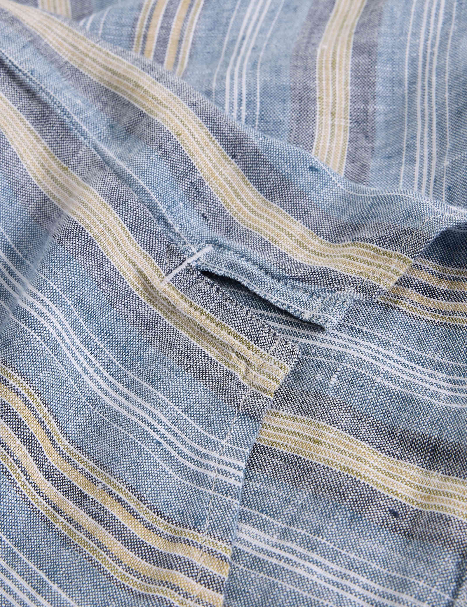 Regular Fit Pure Linen Striped Shirt - image 5