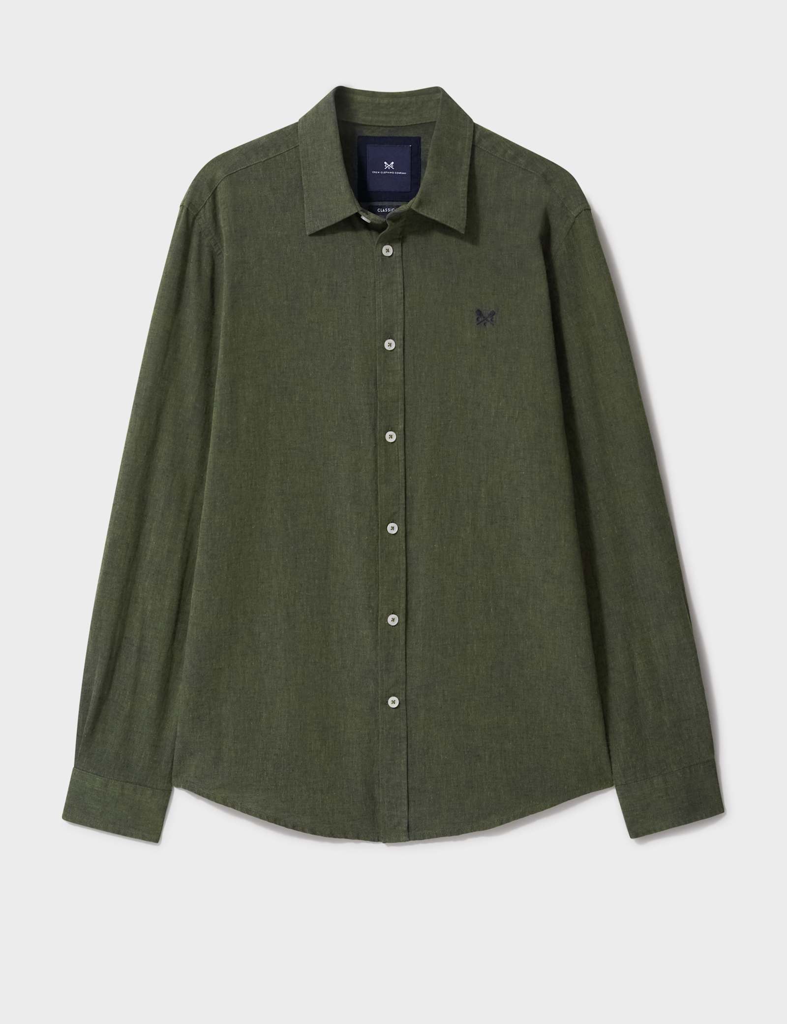 Regular Fit Cotton Linen Blend Shirt - image 1