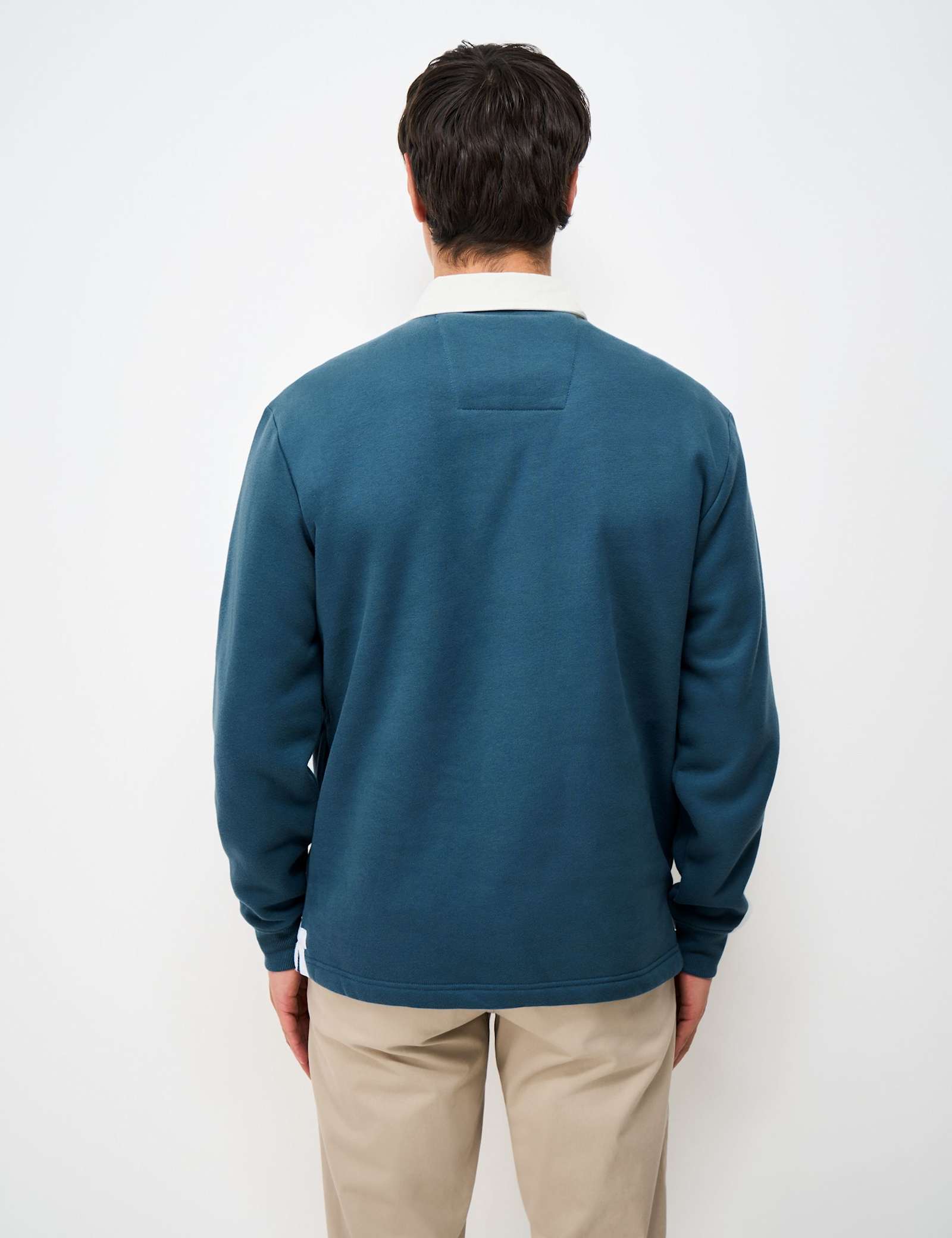 Cotton Rich Chambray Collar Rugby Shirt - image 5