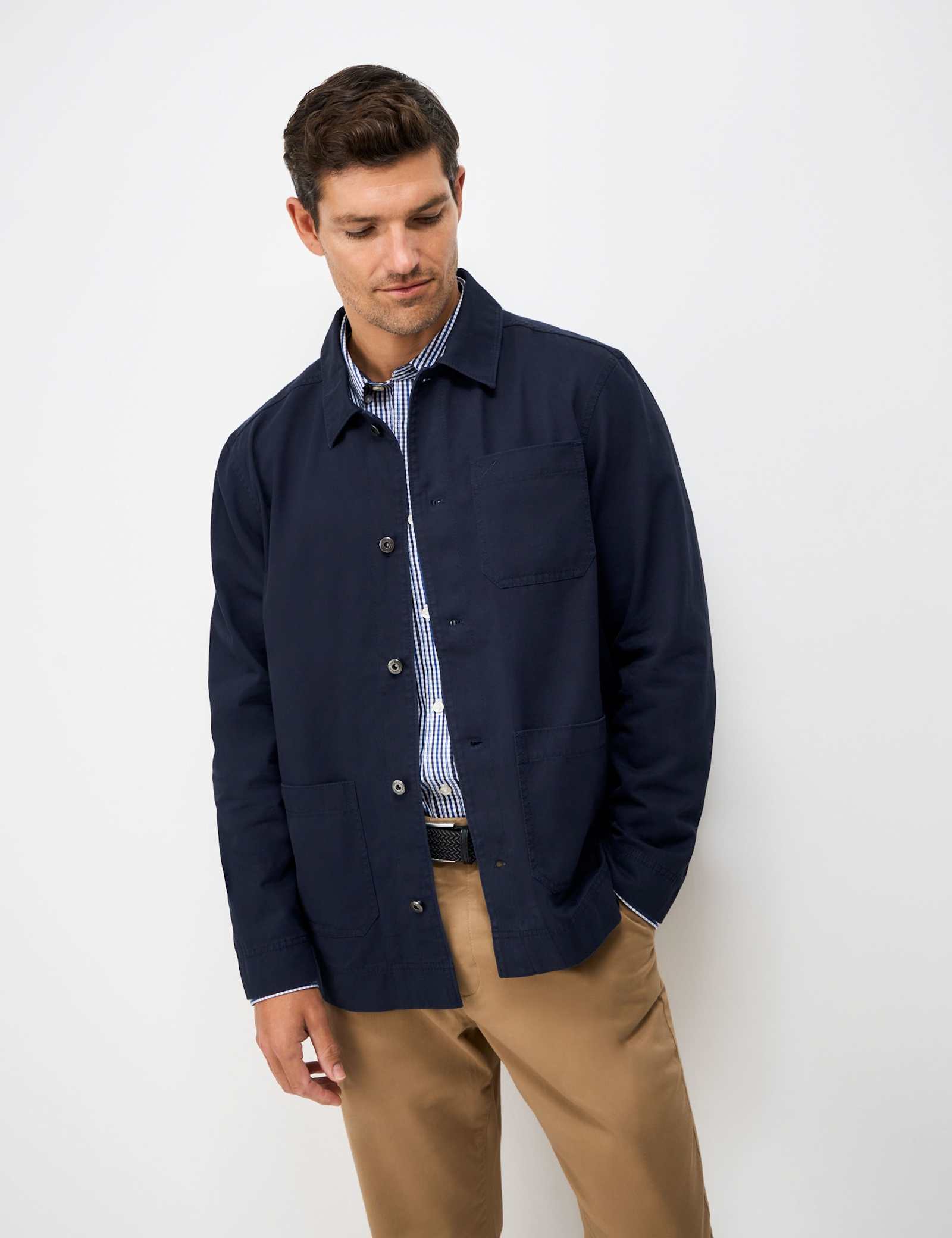 Pure Cotton Twill Shacket - image 3