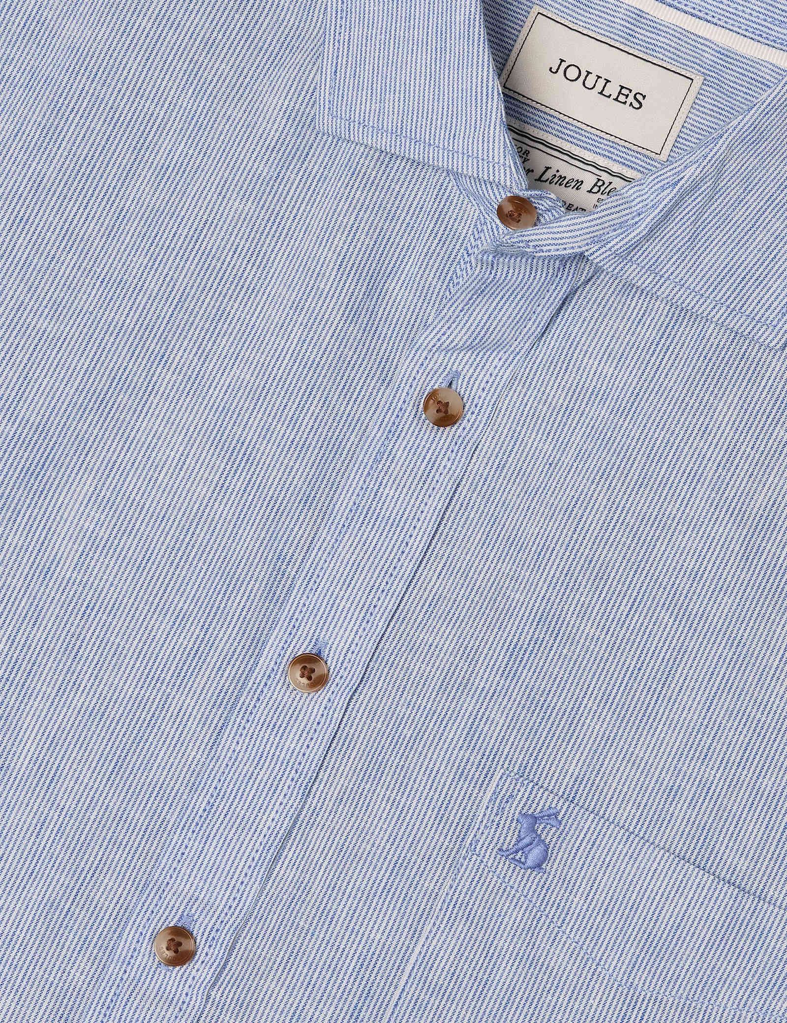 Regular Fit Linen Blend Striped Shirt - image 3