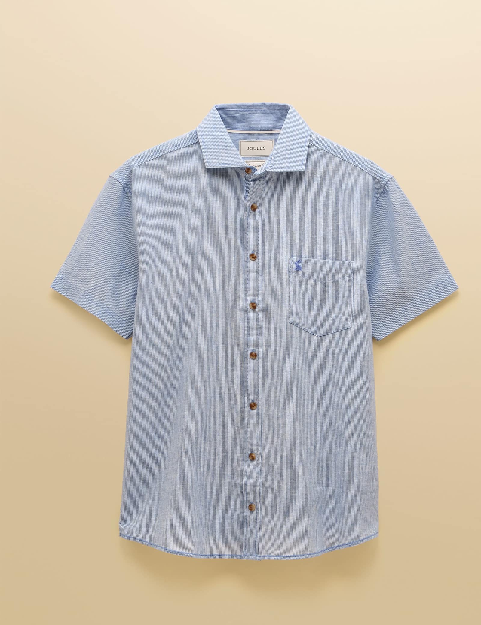 Regular Fit Linen Blend Striped Shirt - image 1