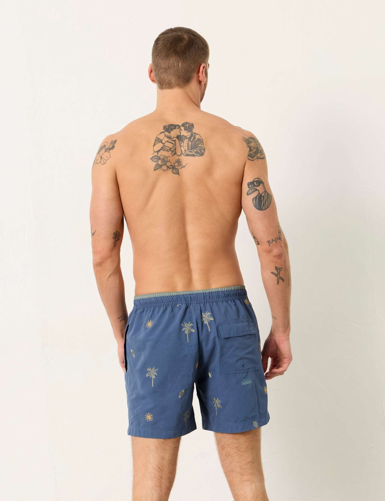 Printed Swim Shorts - image 3