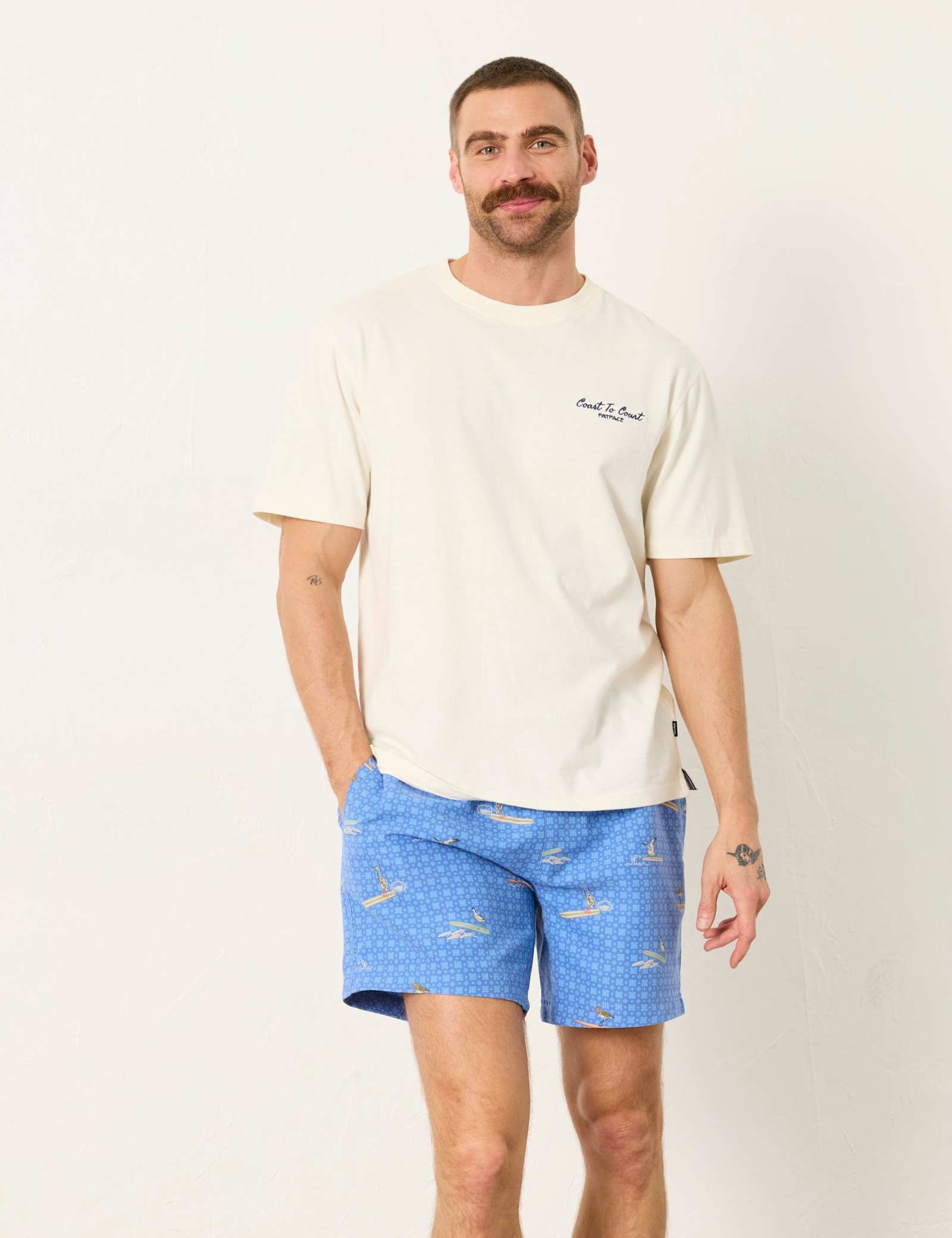 Printed Swim Shorts - image 3