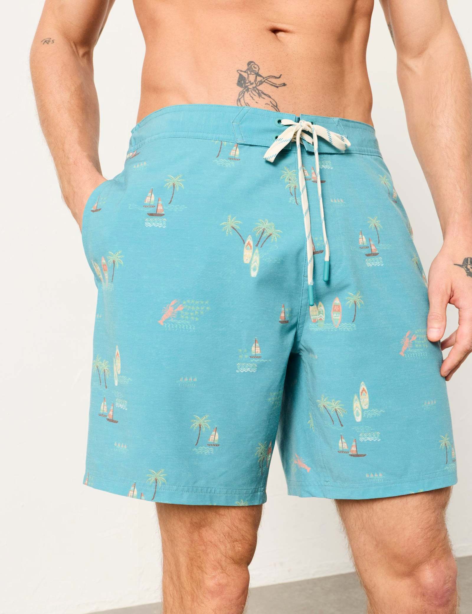 Printed Swim Shorts - image 5