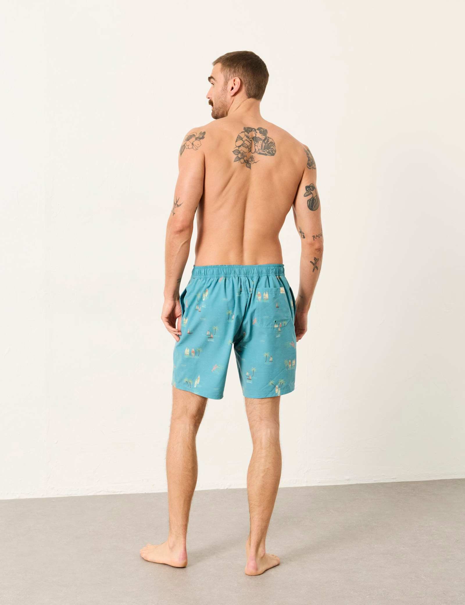 Printed Swim Shorts - image 4
