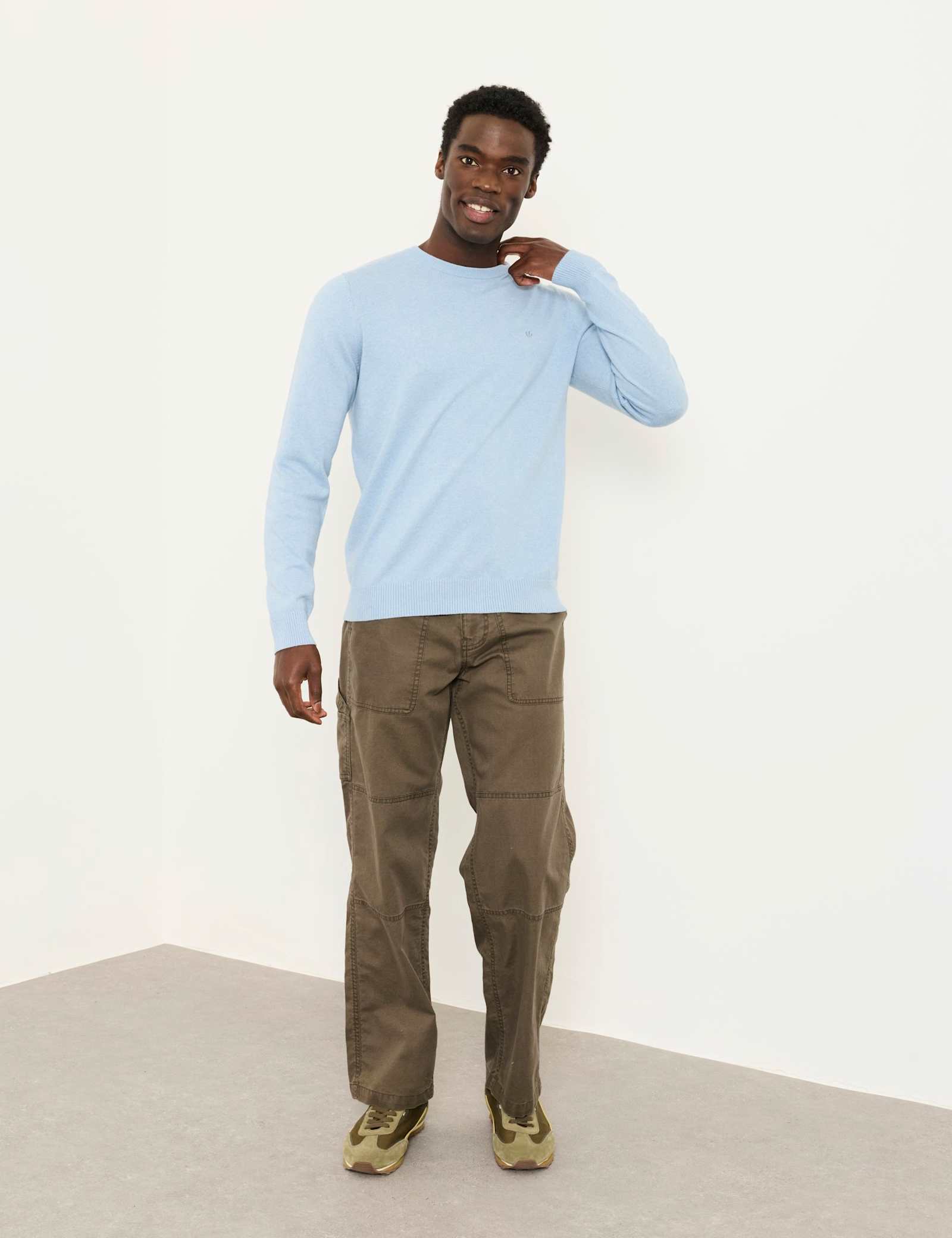 Cotton Rich Crew Neck Jumper - image 4