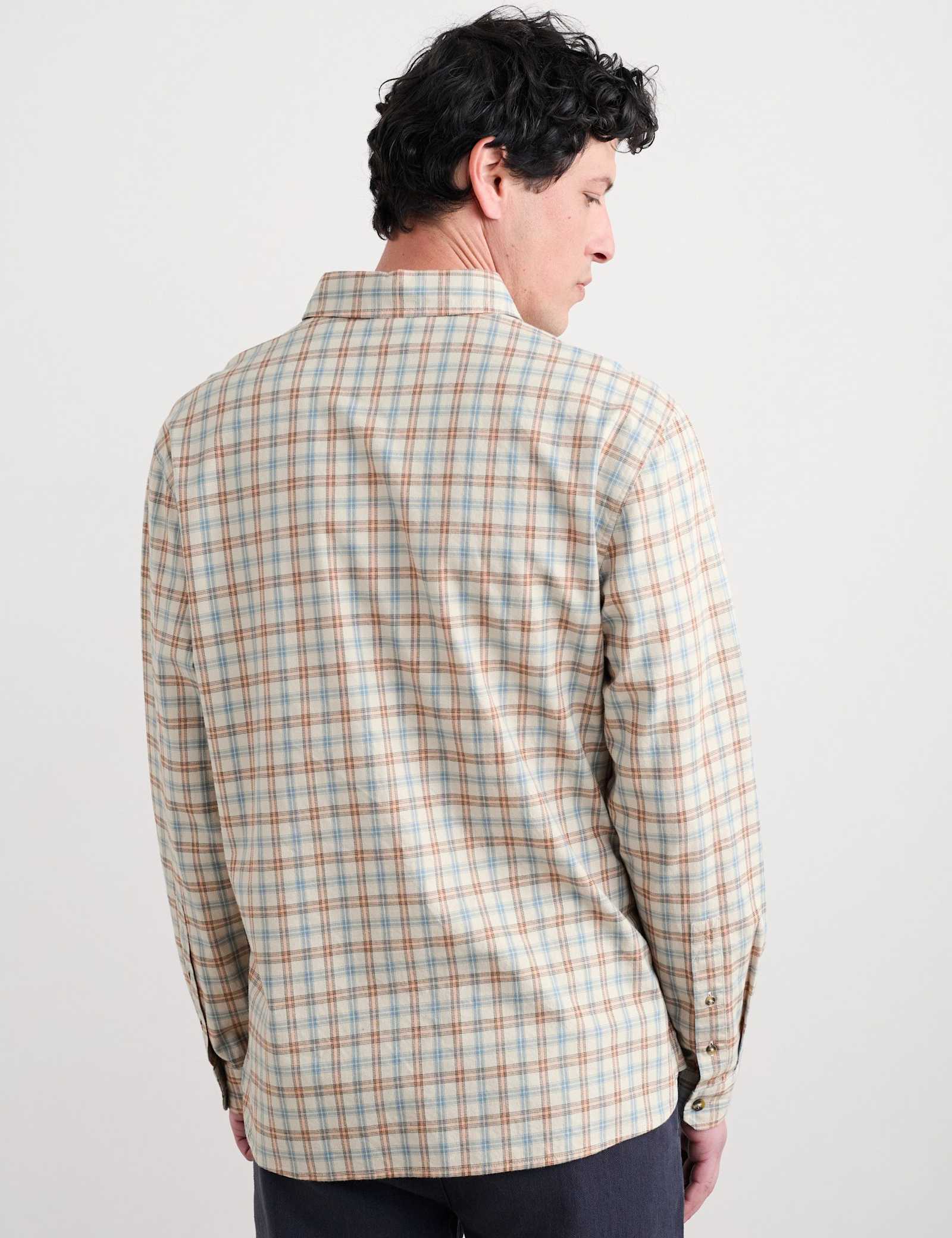 Relaxed Fit Pure Cotton Checked Shirt - image 5