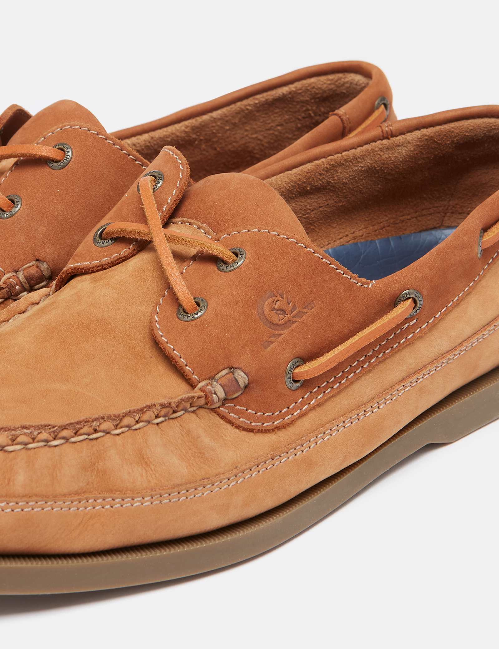 Contrast Panel Boat Shoes - image 3