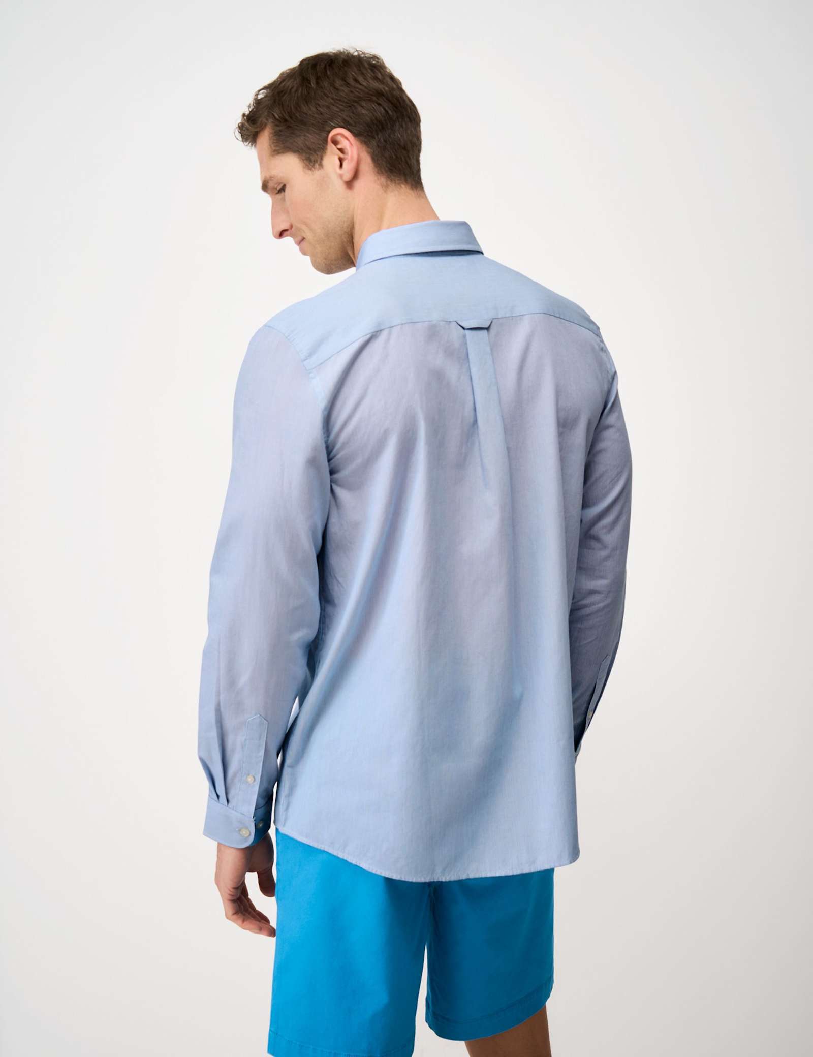 Regular Fit Pure Cotton Striped Oxford Shirt - image 5