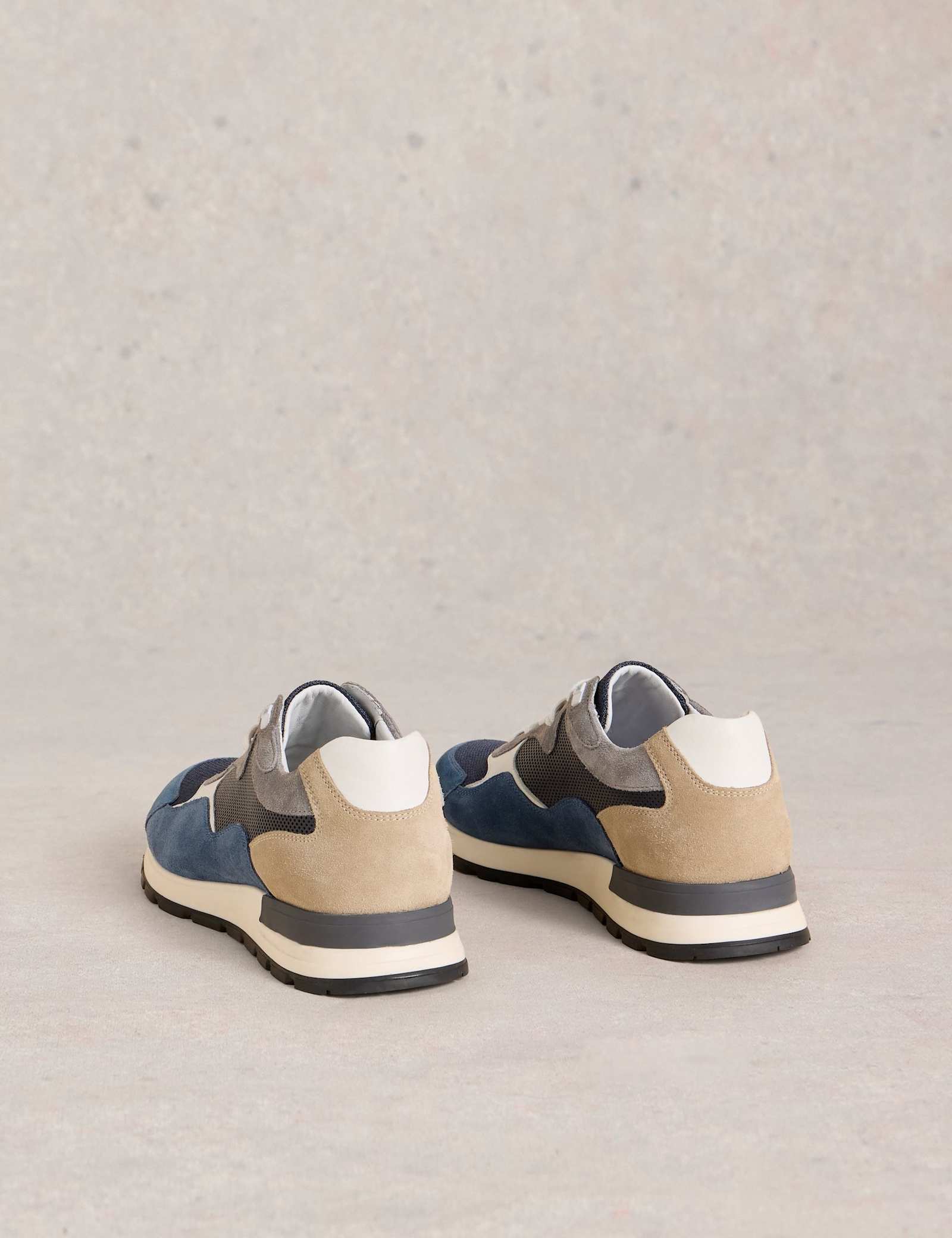 Suede Lace Up Trainers - image 4