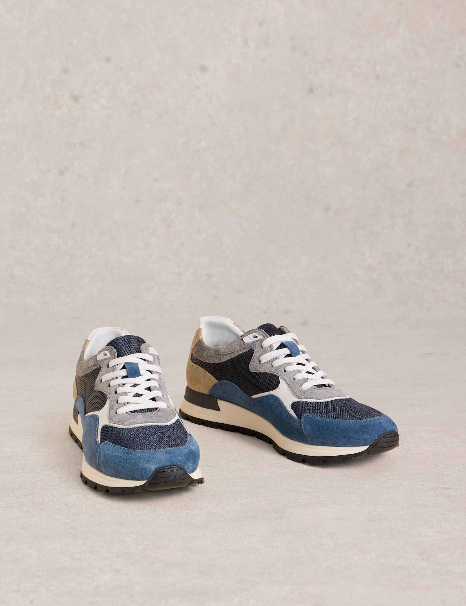 Suede Lace Up Trainers - image 3
