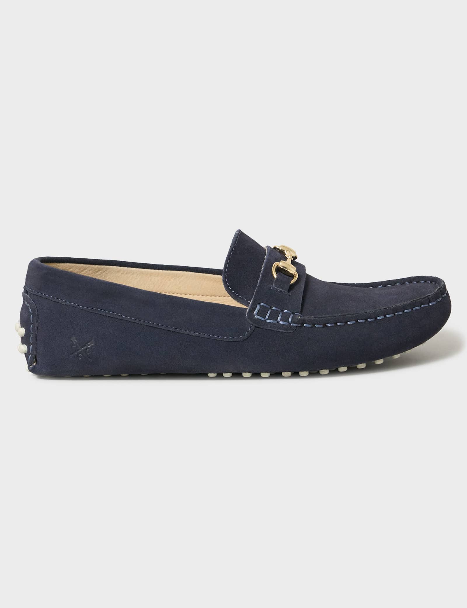 Suede Slip On Flat Loafers - image 1