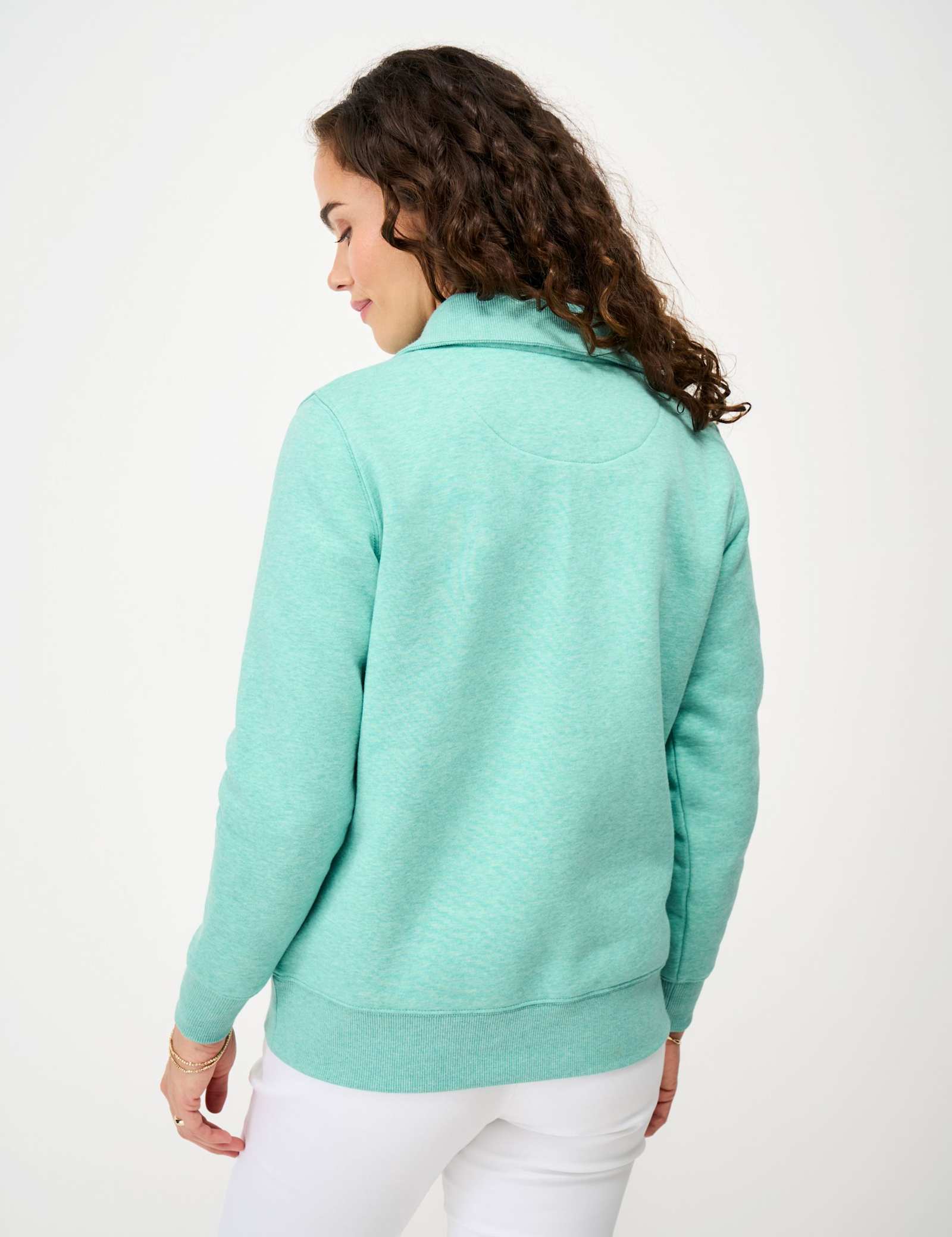 Cotton Rich Half Zip Sweatshirt - image 4