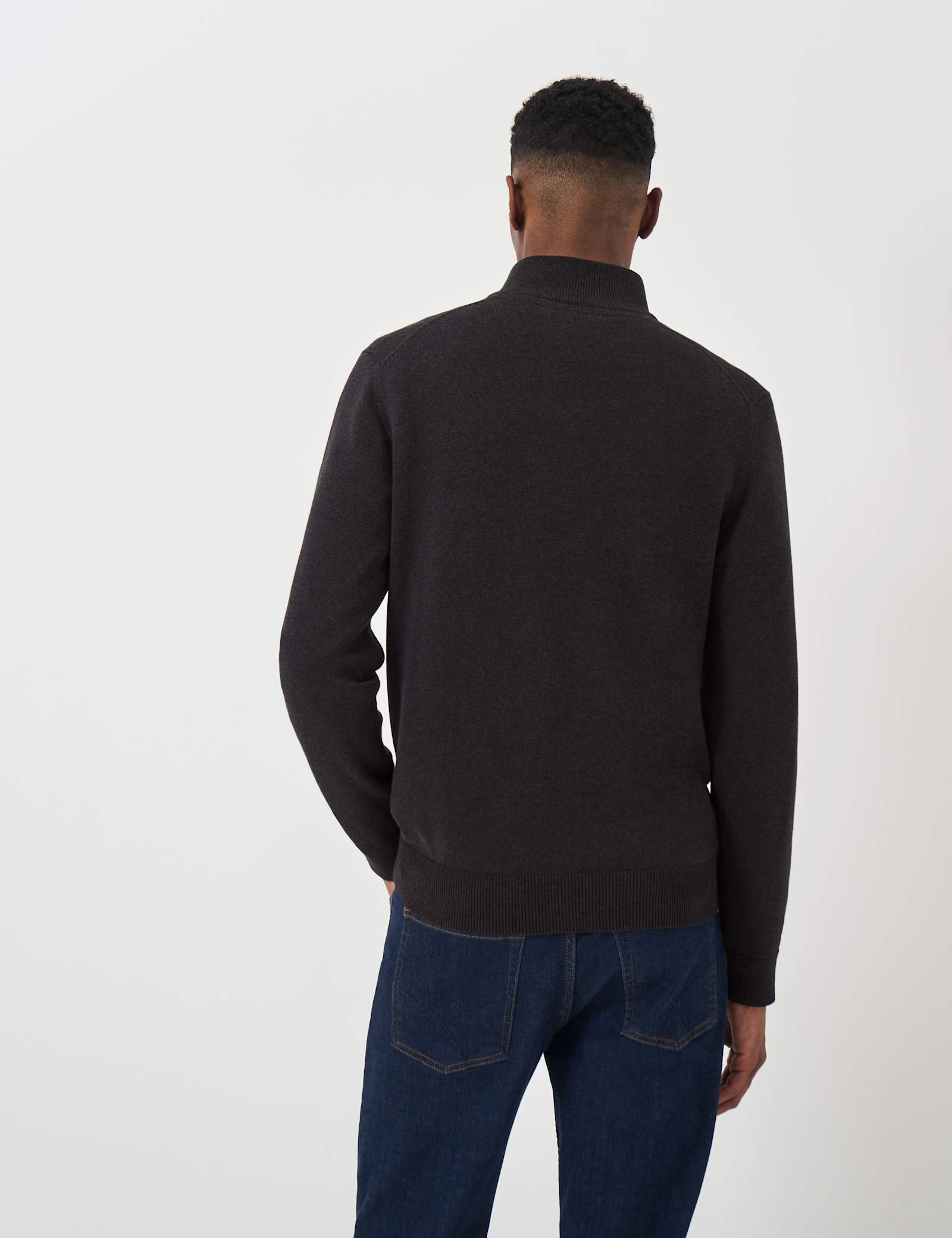 Pure Cotton Half Zip Jumper - image 5
