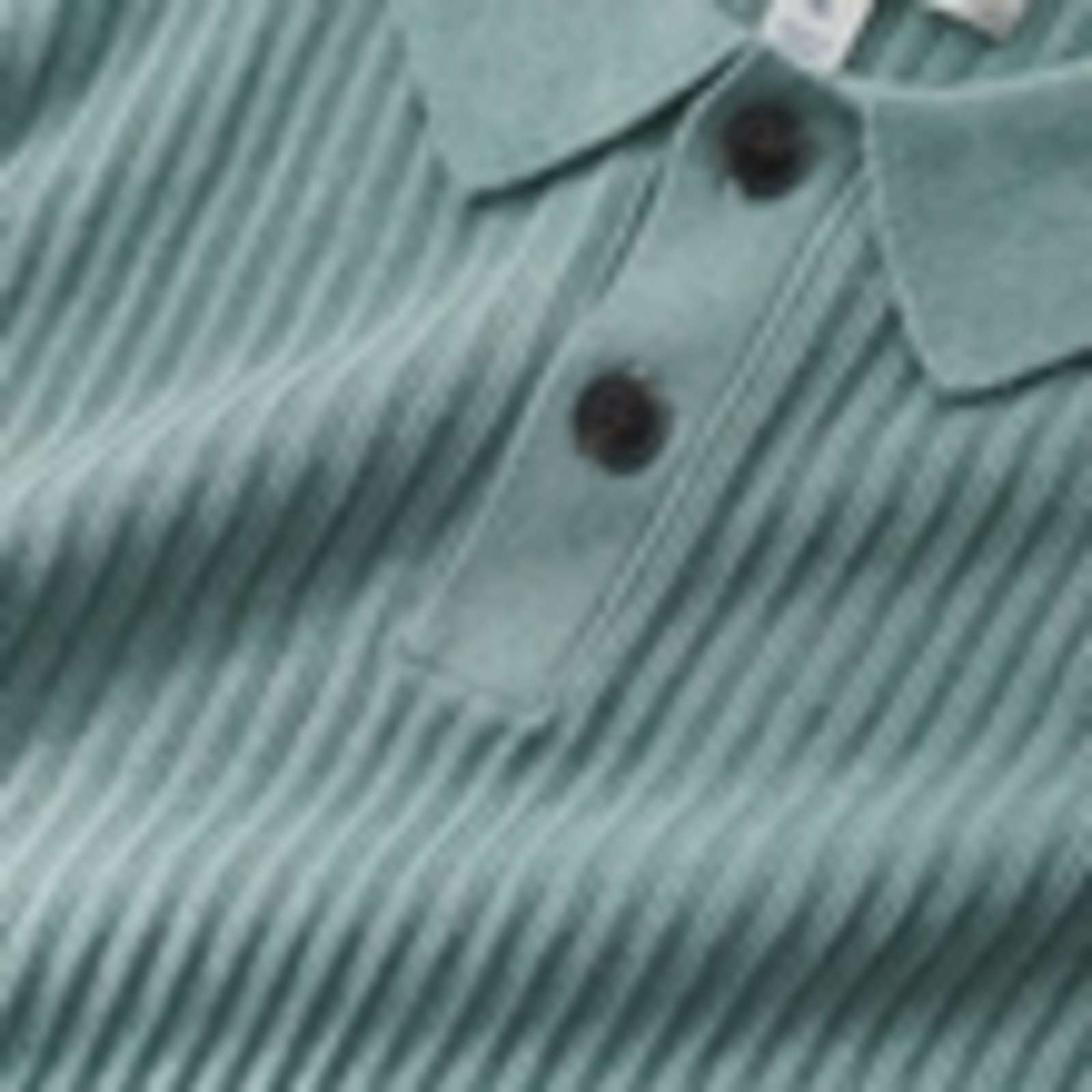 Pure Cotton Textured Knitted Polo Shirt - image 5
