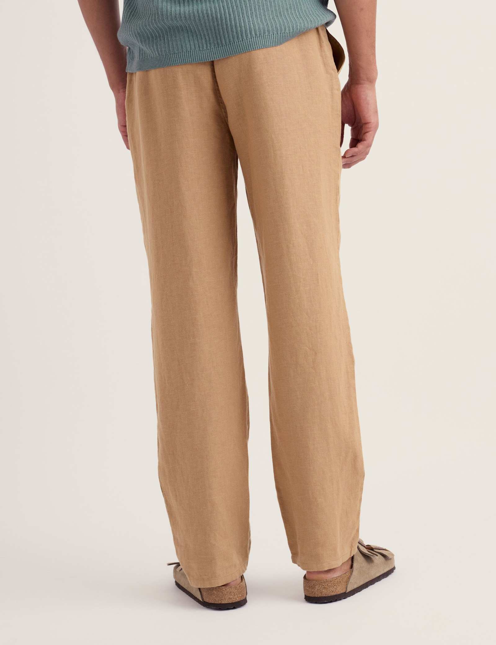 Pure Linen Drawstring Trousers - image 4