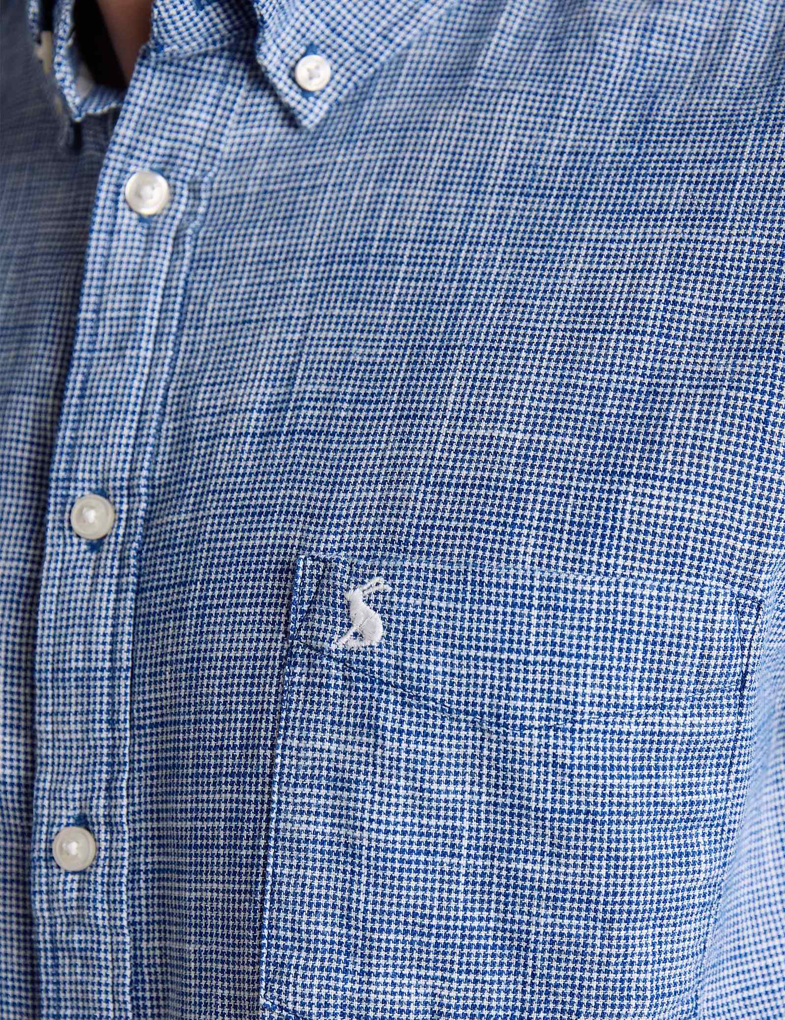 Regular Fit Puppytooth Short Sleeve Shirt - image 3