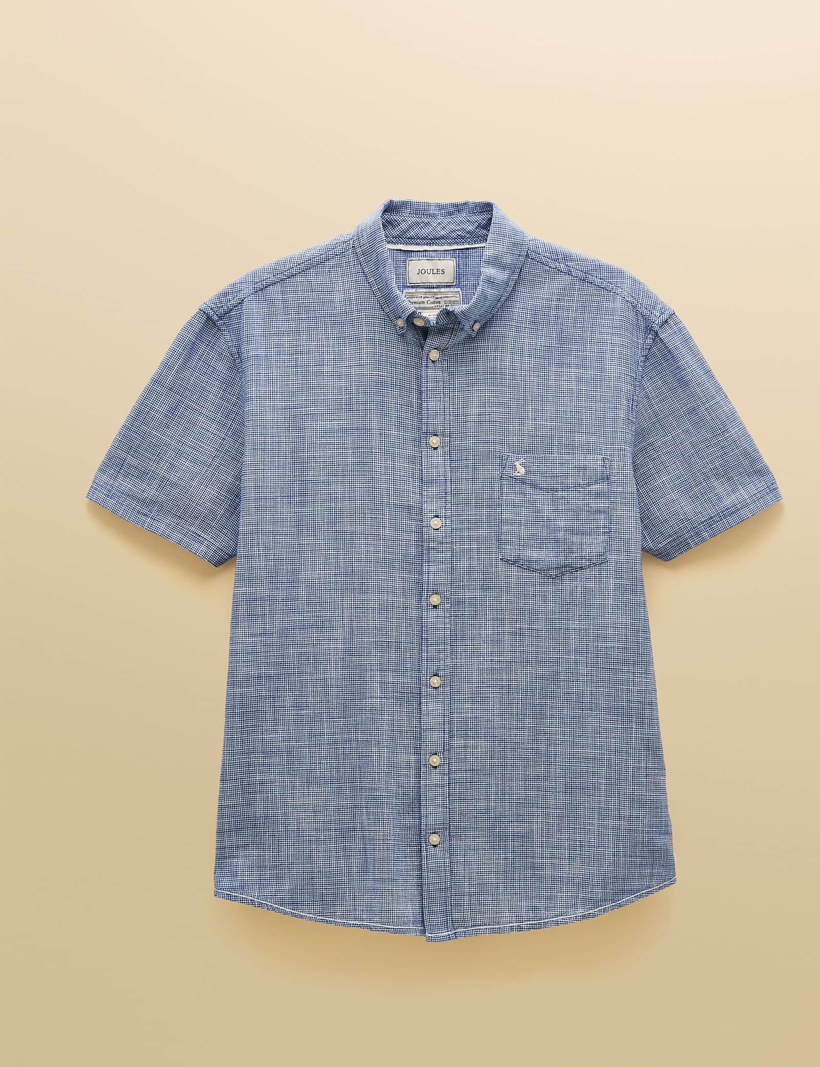Regular Fit Puppytooth Short Sleeve Shirt - image 1
