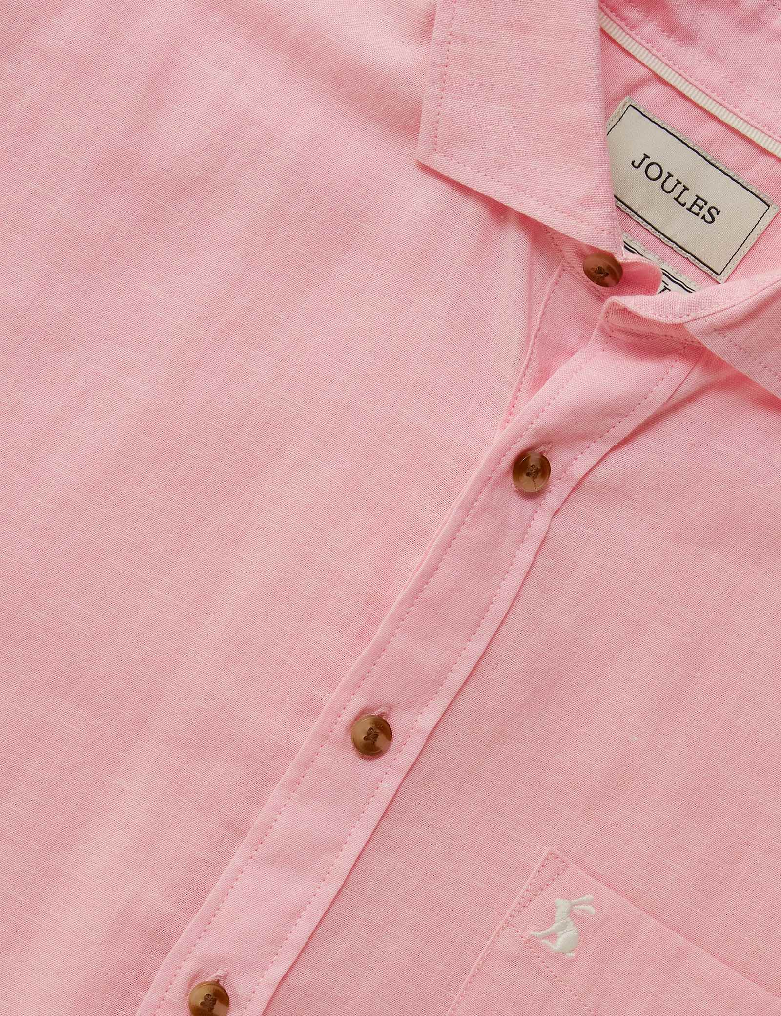 Regular Fit Linen Rich Short Sleeve Shirt - image 3