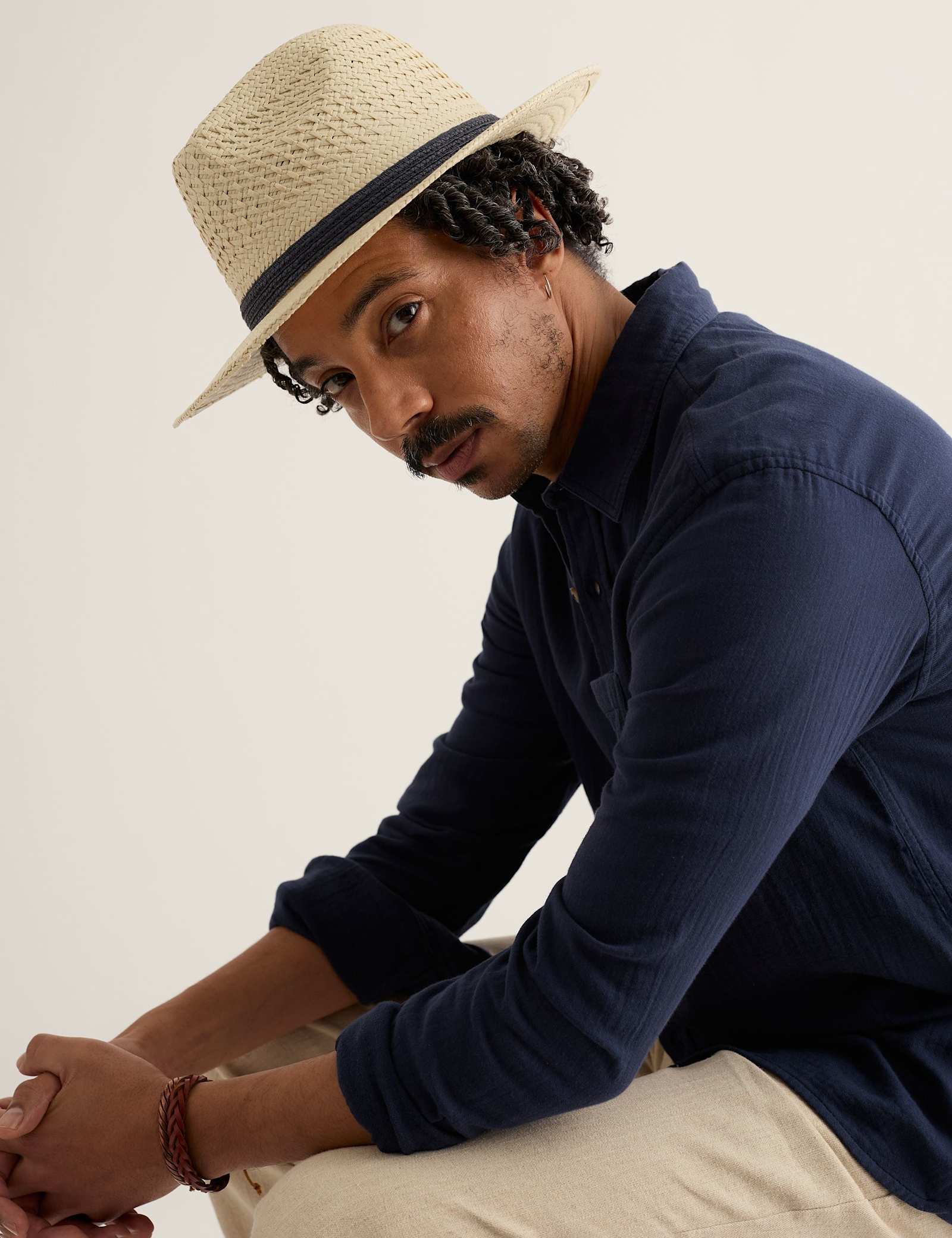 Straw Panama Hat - image 4