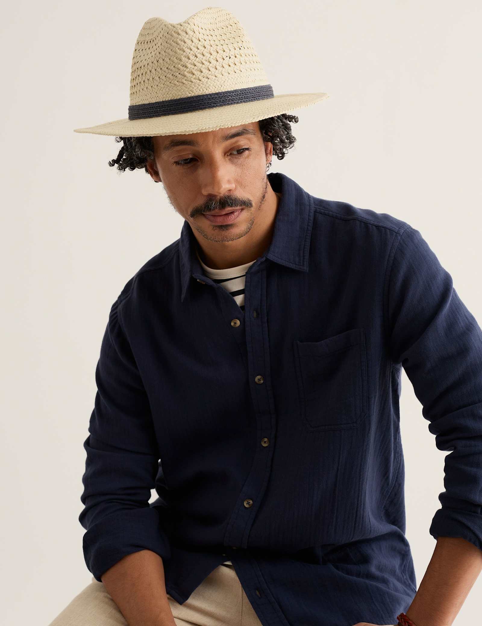 Straw Panama Hat - image 3