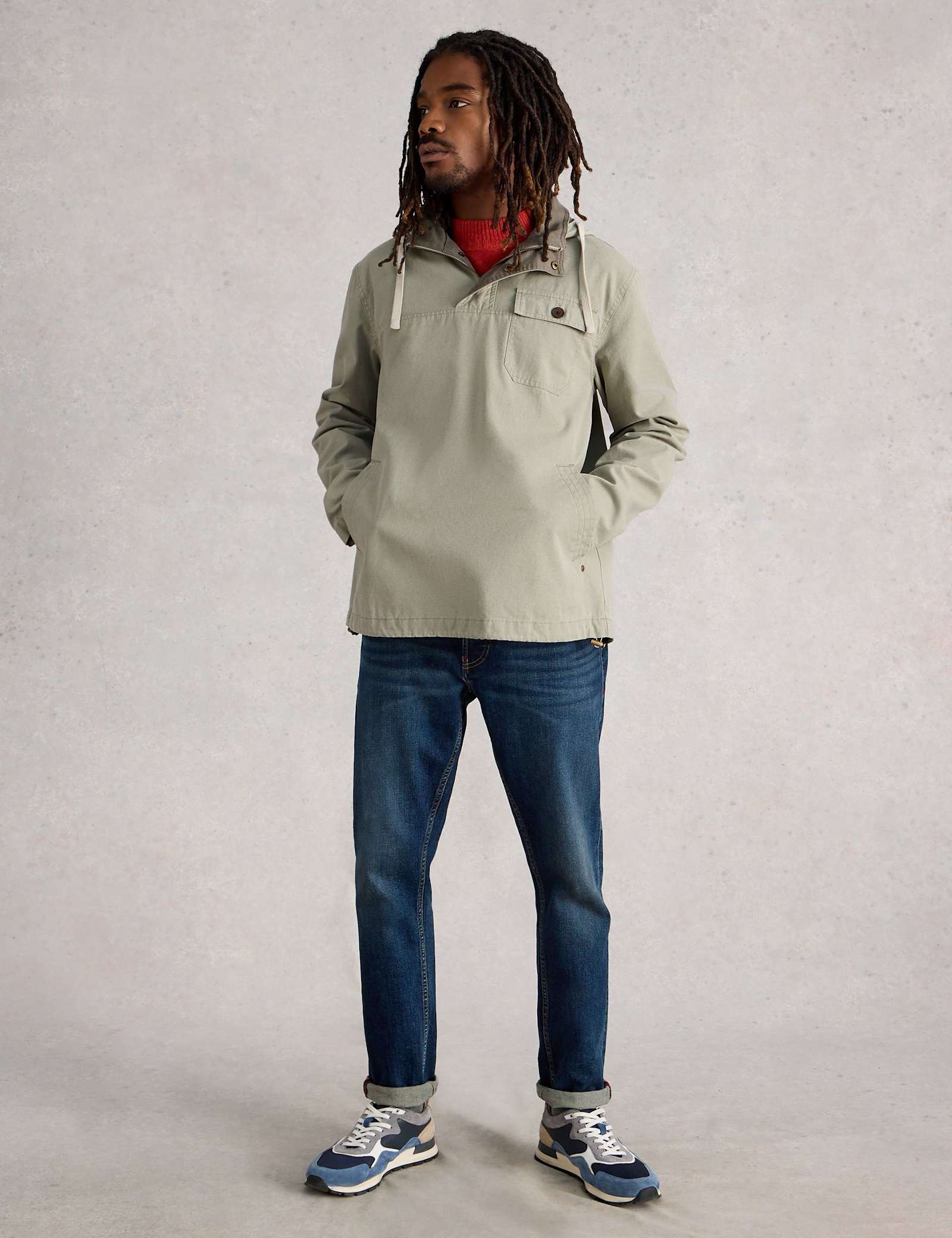 Utility Hooded Popover Jacket - image 2