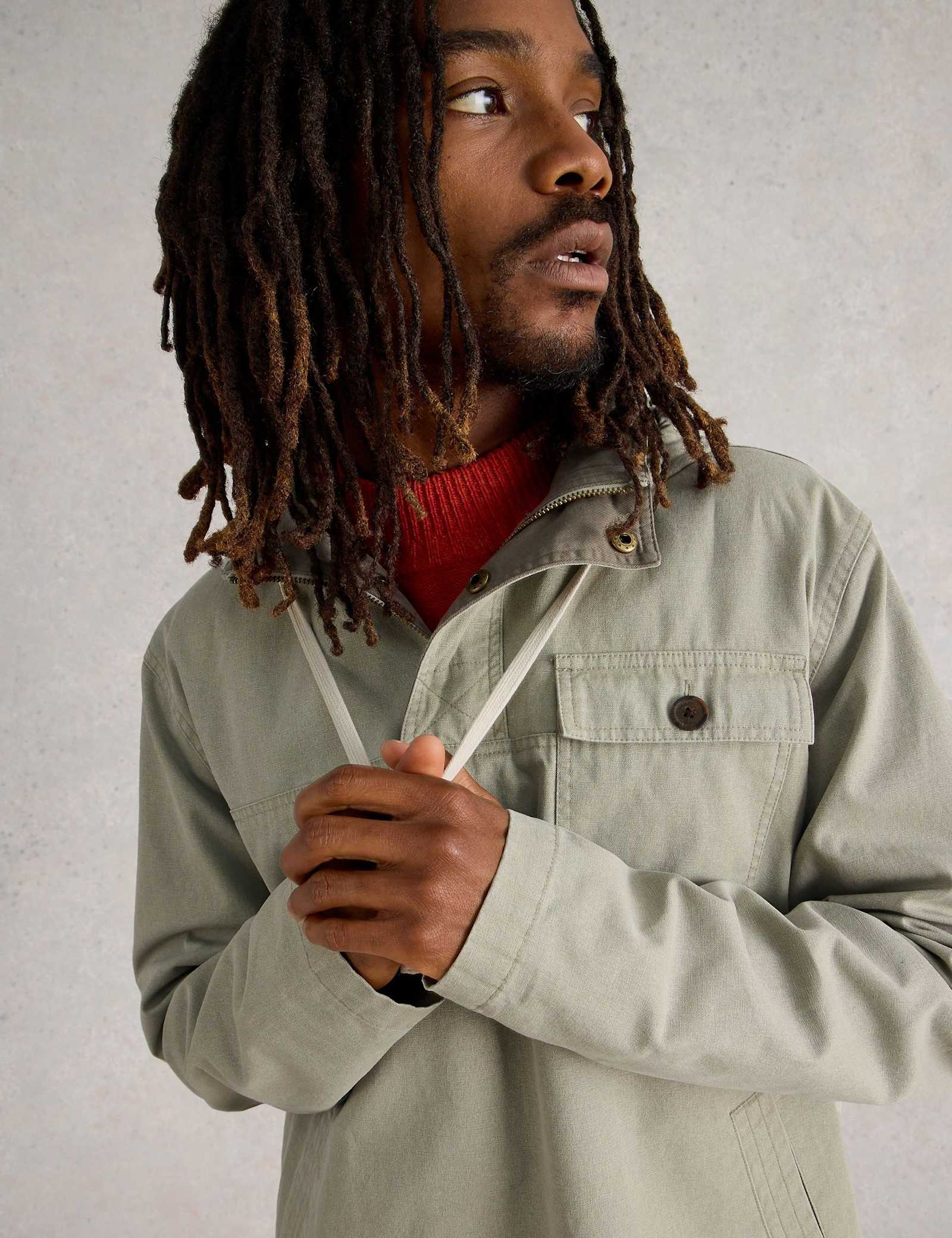 Utility Hooded Popover Jacket - image 4