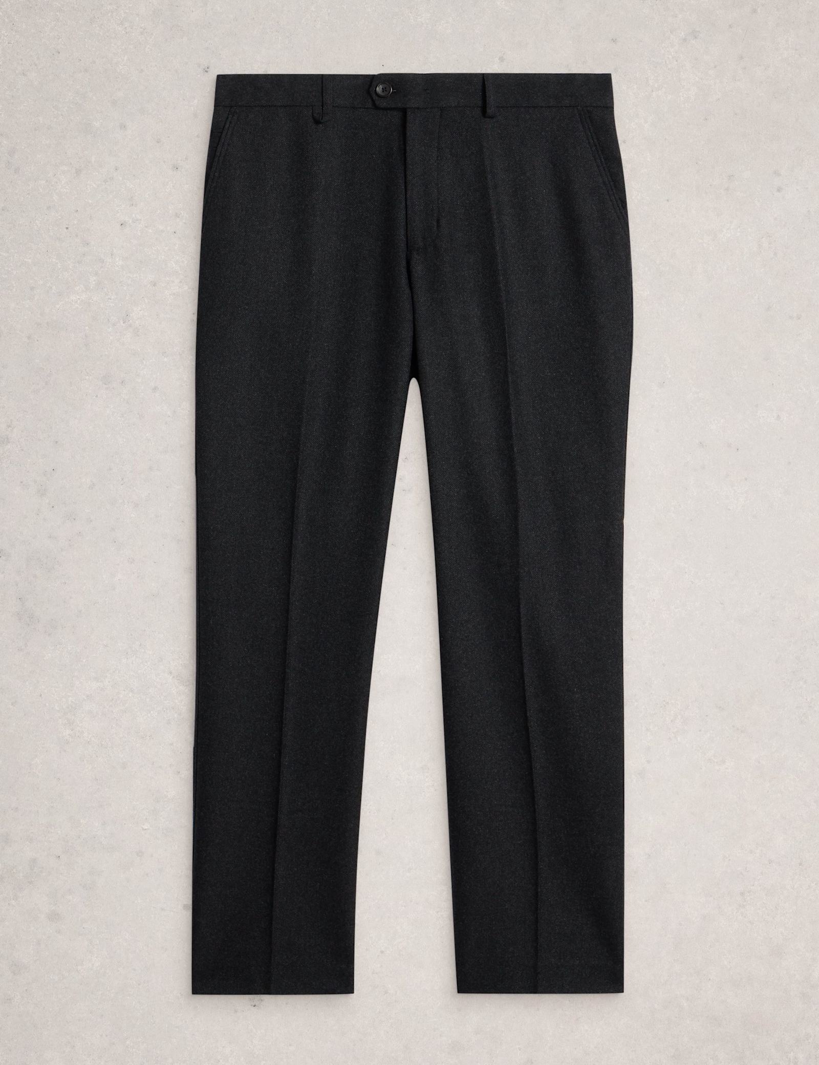 Regular Fit Wool Blend Trousers - image 1