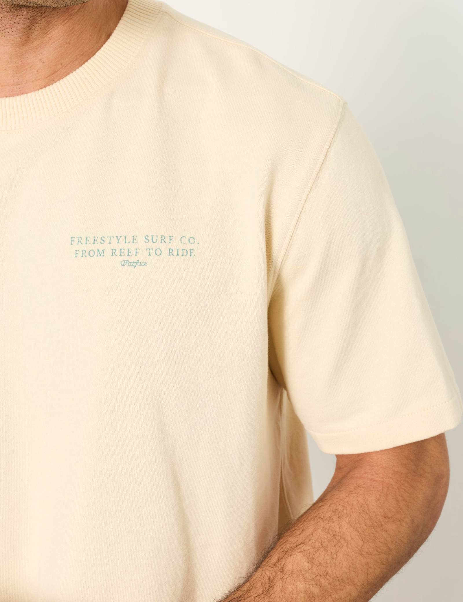 Pure Cotton Surf Back Graphic T-Shirt - image 5