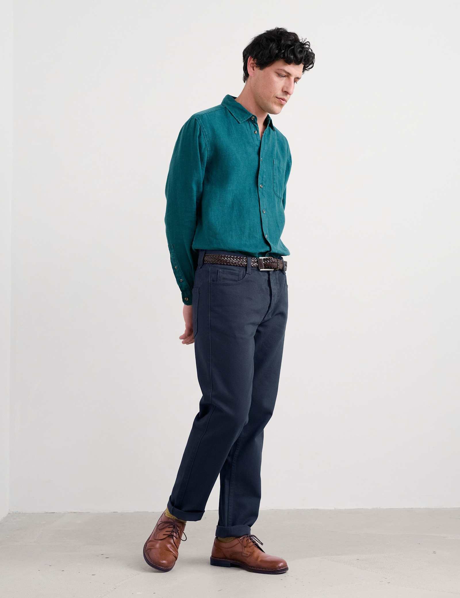 Regular Fit Pure Cotton Lightweight Trousers - image 3