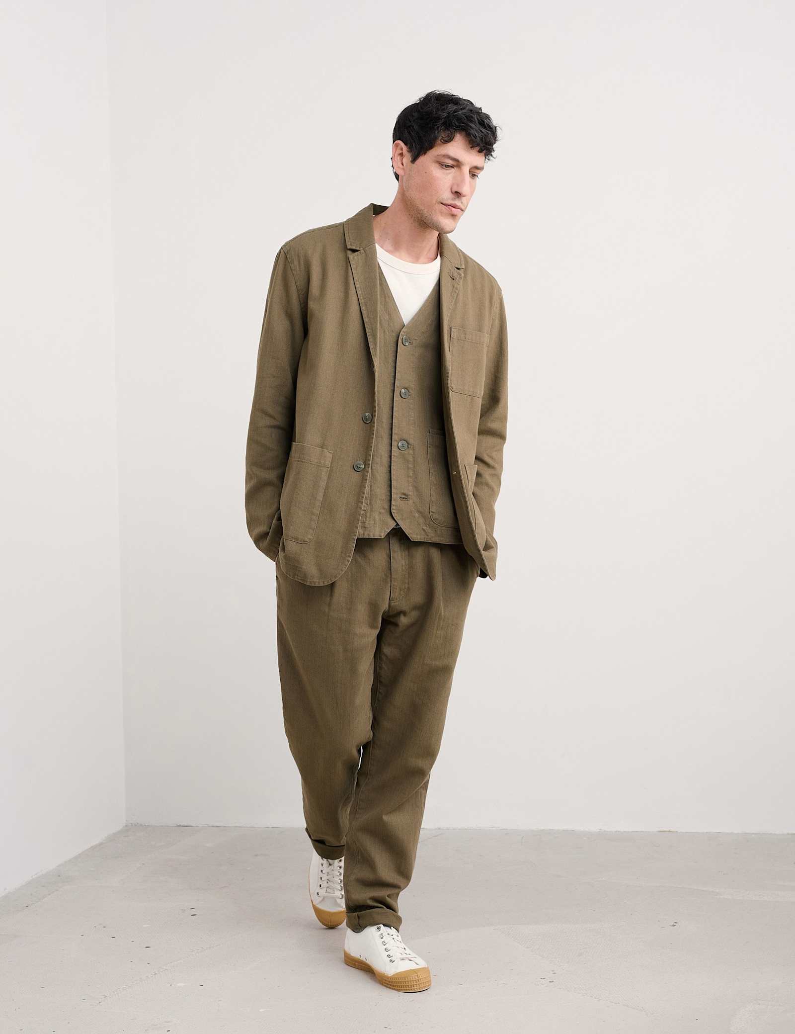 Linen Rich Revere Jacket - image 3